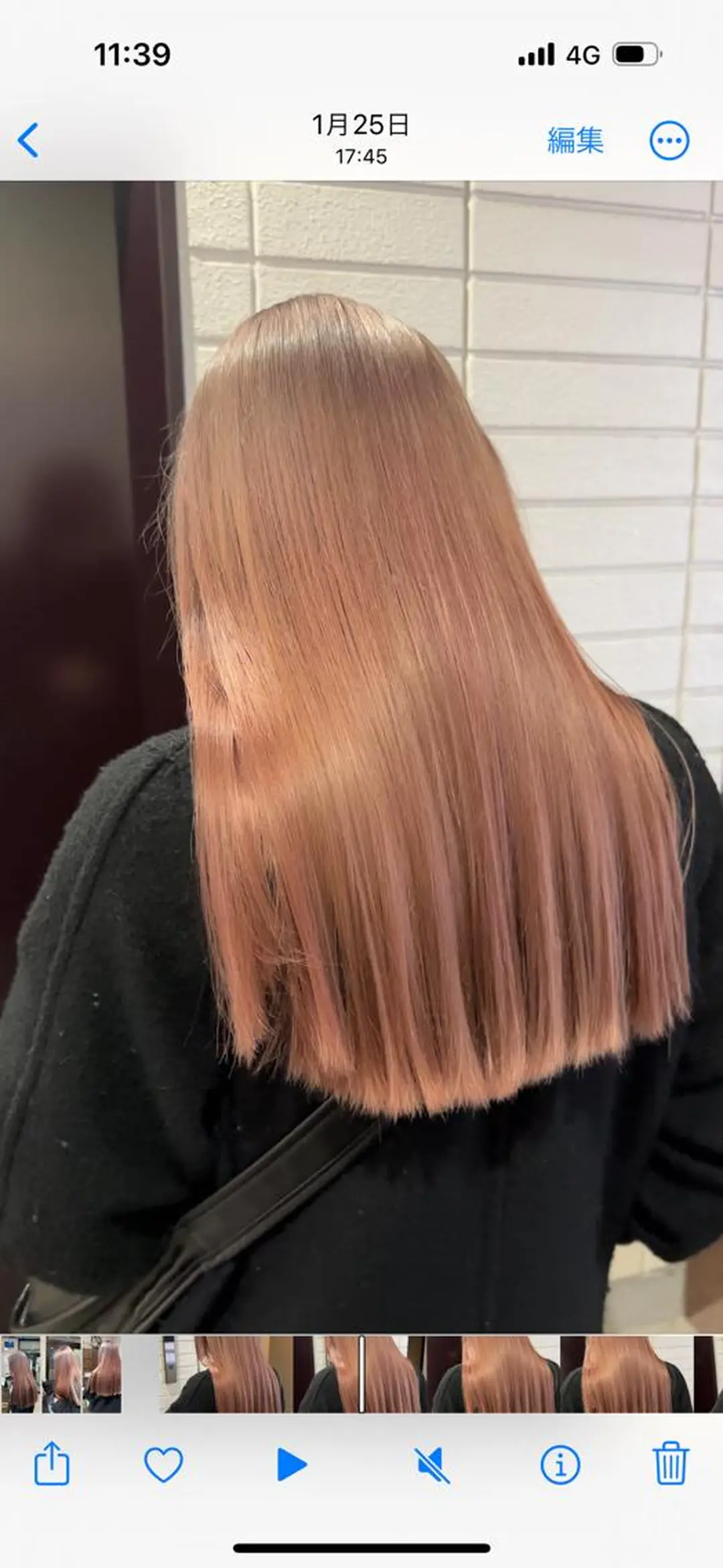 ロング カラー ベージュカラー 【透明感カラー‎✨】 中島日菜のヘアスタイル