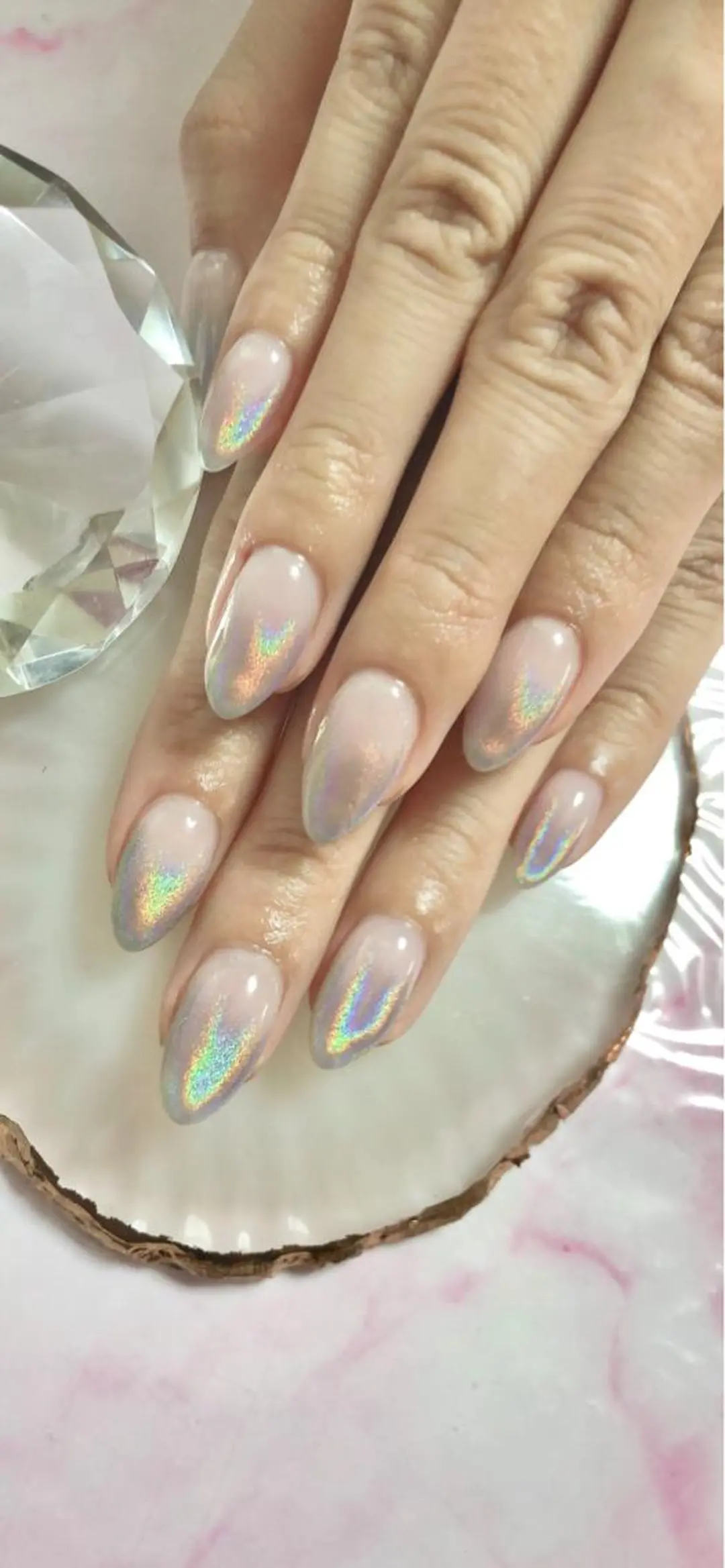 セミロング カラー キッズ ネイル マツエク・マツパ ハンドネイル ハンドケア 💎ビューティサロン 湘南　RIRAN💎のネイルデザイン