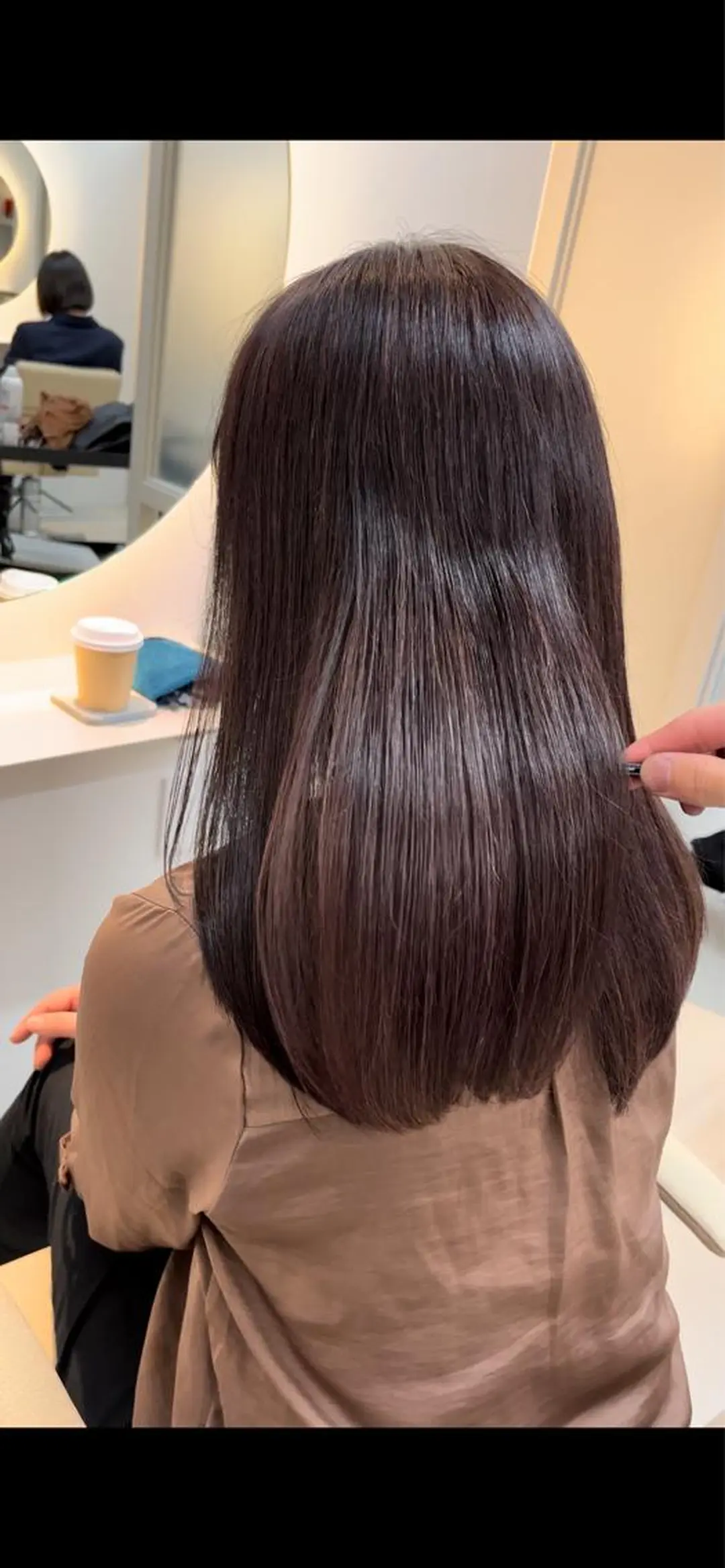 セミロング カラー 透明感カラー/艶髪/ 高城潤也のヘアスタイル