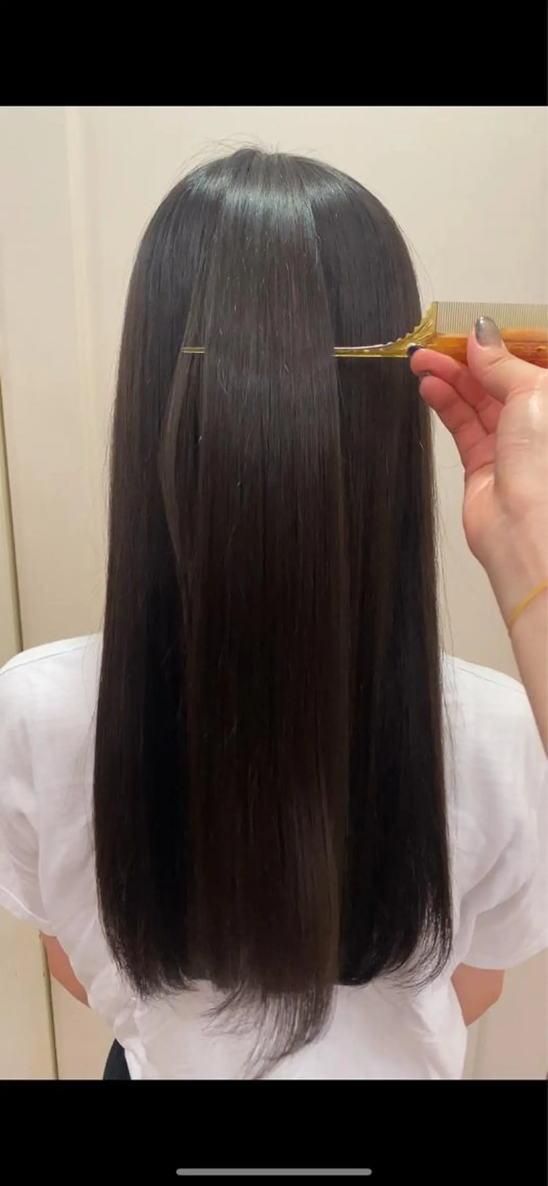 ロング パーマ 縮毛矯正 air銀座所属・木村 詩渚のヘアスタイル