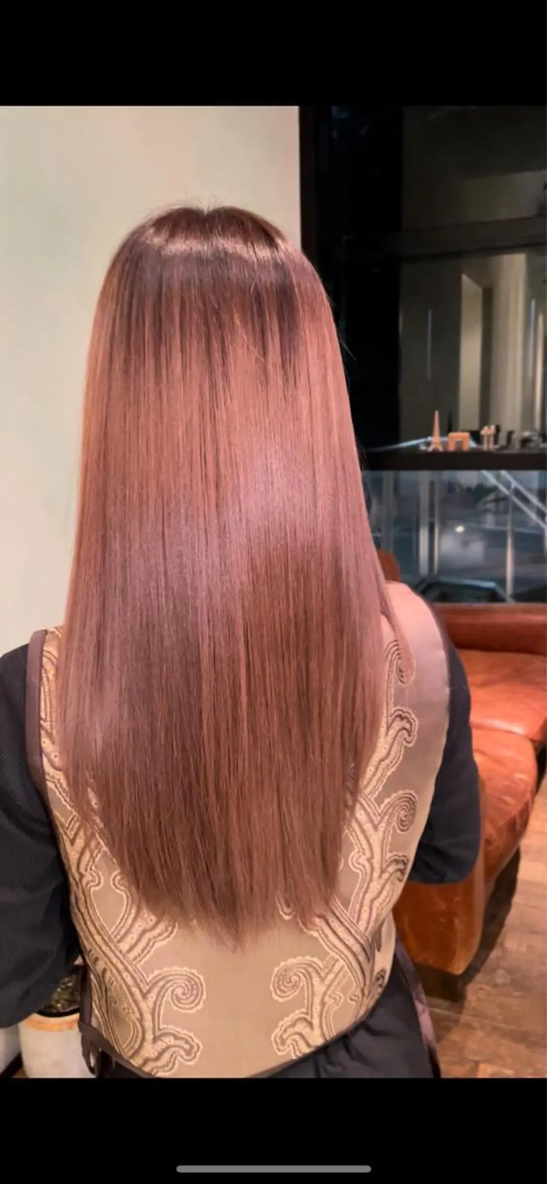 ロング RIN／韓国ヘア レイヤーカットのヘアスタイル