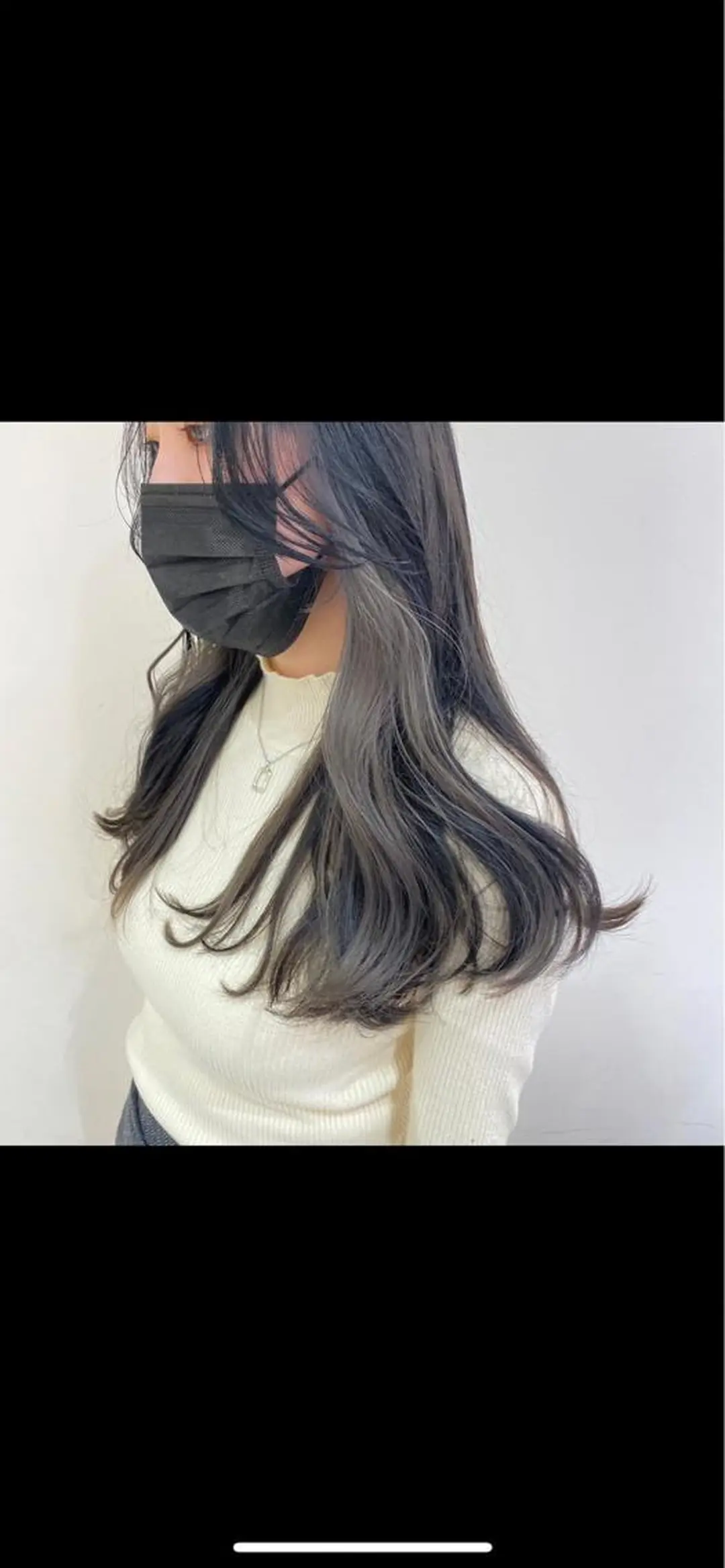 ロング カラー 赤みオフの透明感職人 /ケア重視の美髪施術のヘアスタイル