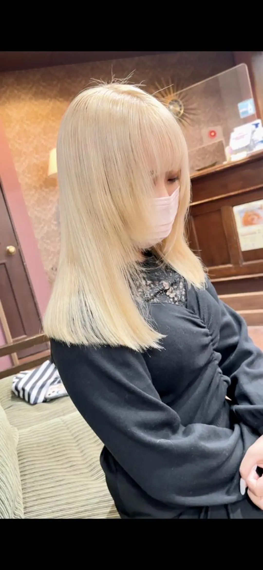 カラー バレイヤージュ ブリーチ グレージュ ハイライトカラー ハイトーンカラー カット ヘアカラー トリートメント Beyond（kitaro）所属・石井辰功也 フリーランス美容師のヘアスタイル