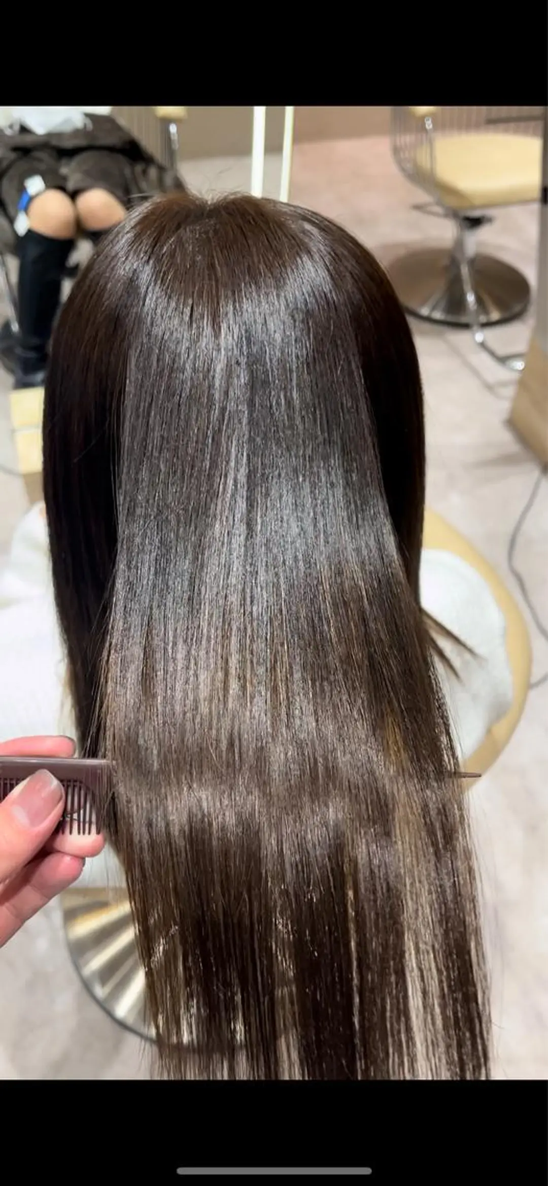 ミディアム ヘアカラー トリートメント 韓国ヘア/ベージュ カラー/髪質改善/涼のヘアスタイル