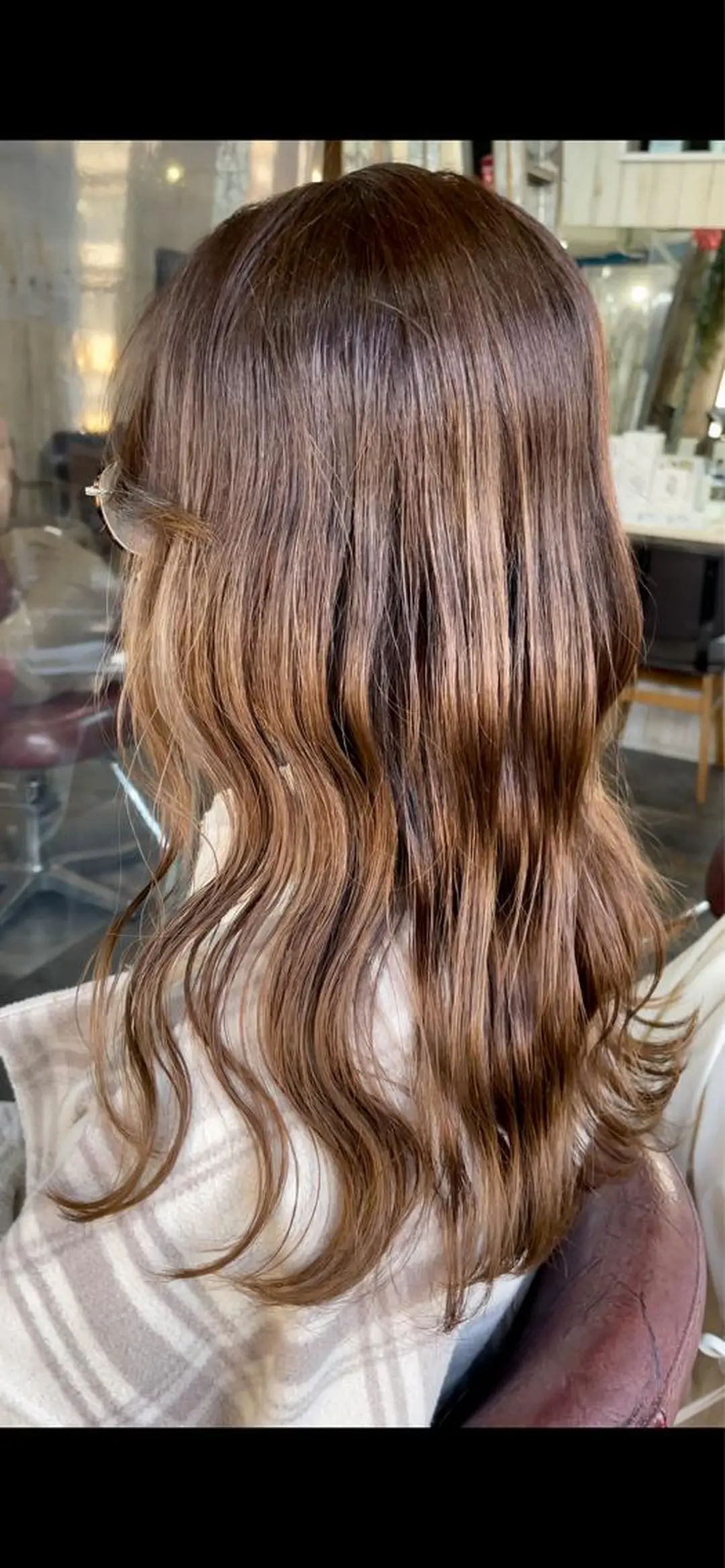 セミロング カラー ヘアアレンジ 🌿美髪縮毛矯正 のプロ安川🌿のヘアスタイル