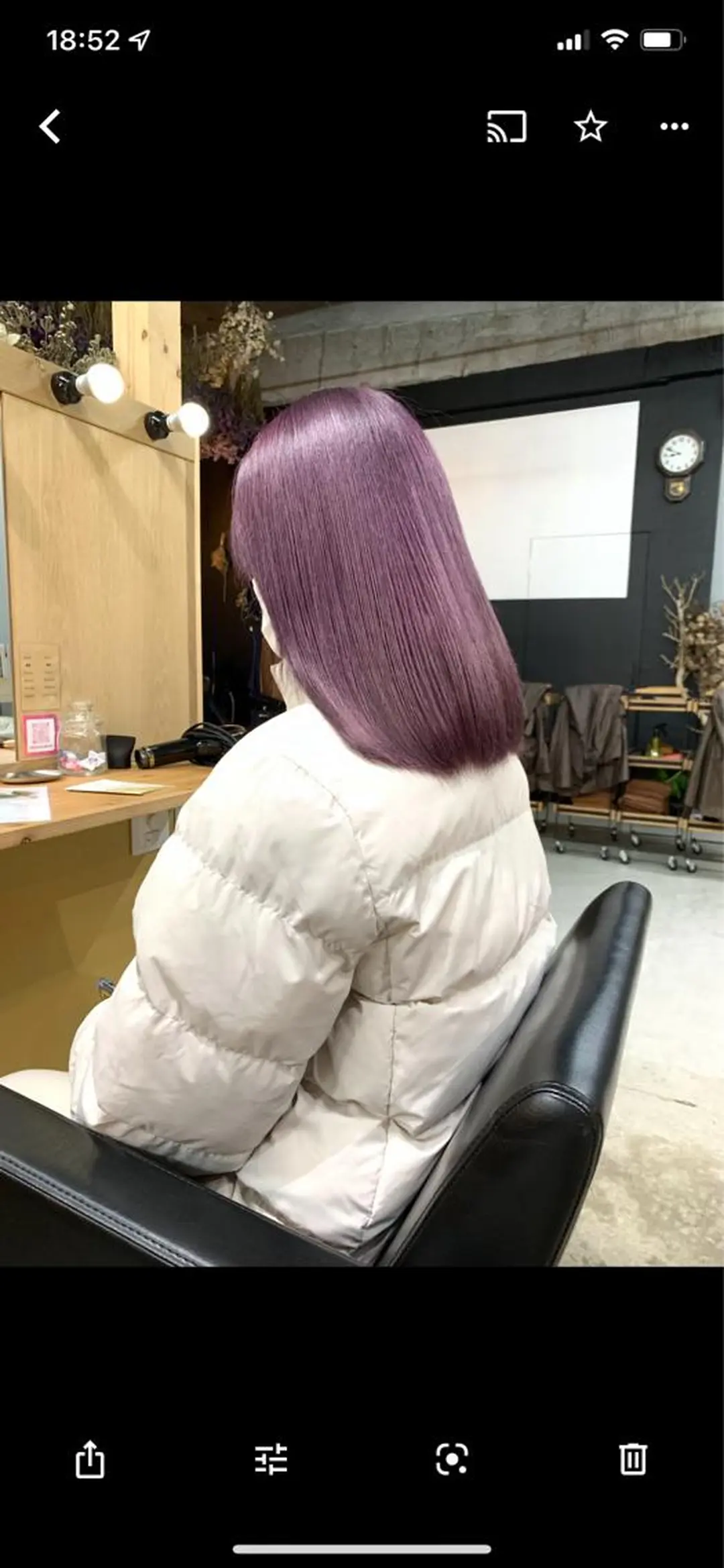 ミディアム カラー ヘアアレンジ ネイル マツエク・マツパ アイブロウ chapter問屋町 💘小室明華のヘアスタイル