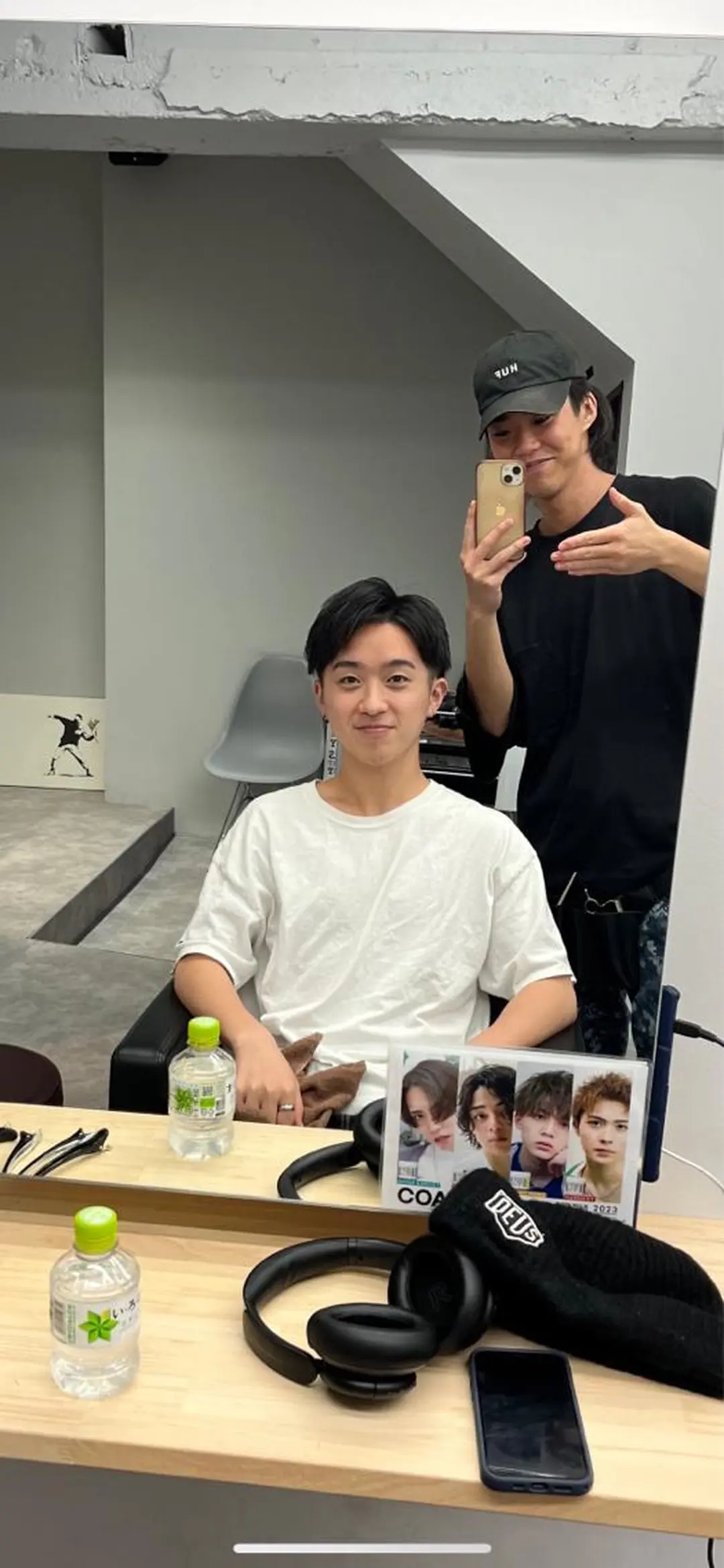 ショート メンズ アップバング Men's hair salon　FIRST所属・釜谷 健二郎のヘアスタイル