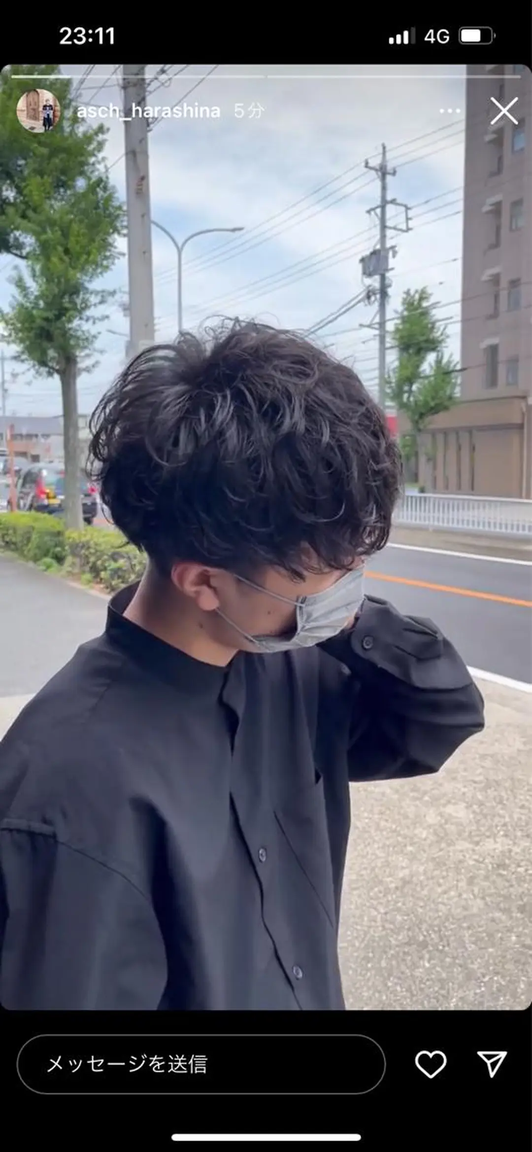 ショート パーマ メンズ メンズパーマ mulum所属・ボブパーマ/ ウルフパーマ原科🪴のヘアスタイル