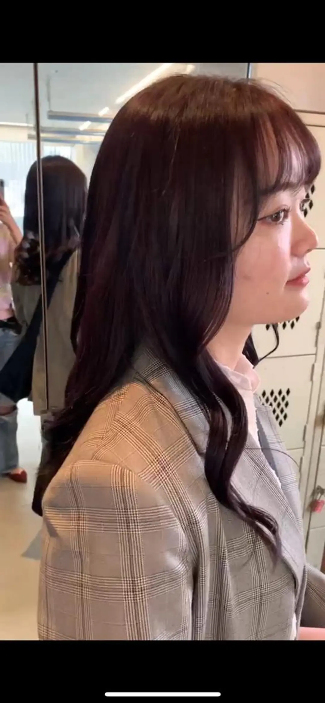 ロング カラー ヘアアレンジ 絶対可愛い暖色カラー 🌷うる艶✨山下七海のヘアスタイル