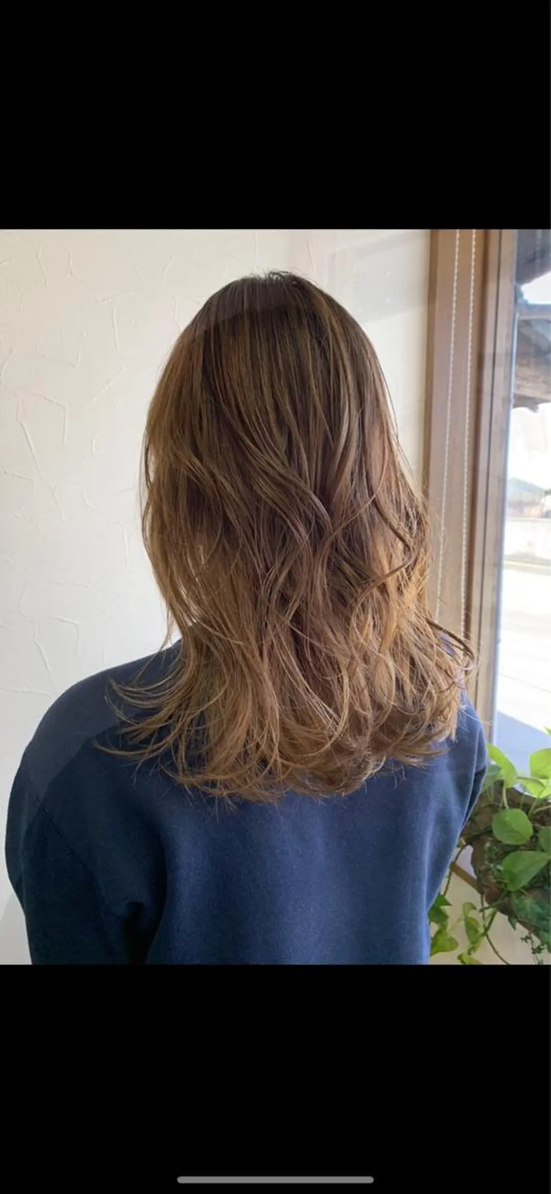 ミディアム カラー バレイヤージュ レイヤーカット 狩野 純一郎のヘアスタイル