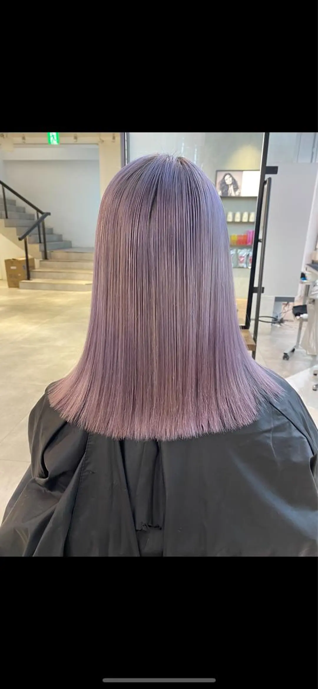 セミロング カラー ブリーチ トリートメント 🌟暖色系ハイトーン 🌟AIのヘアスタイル