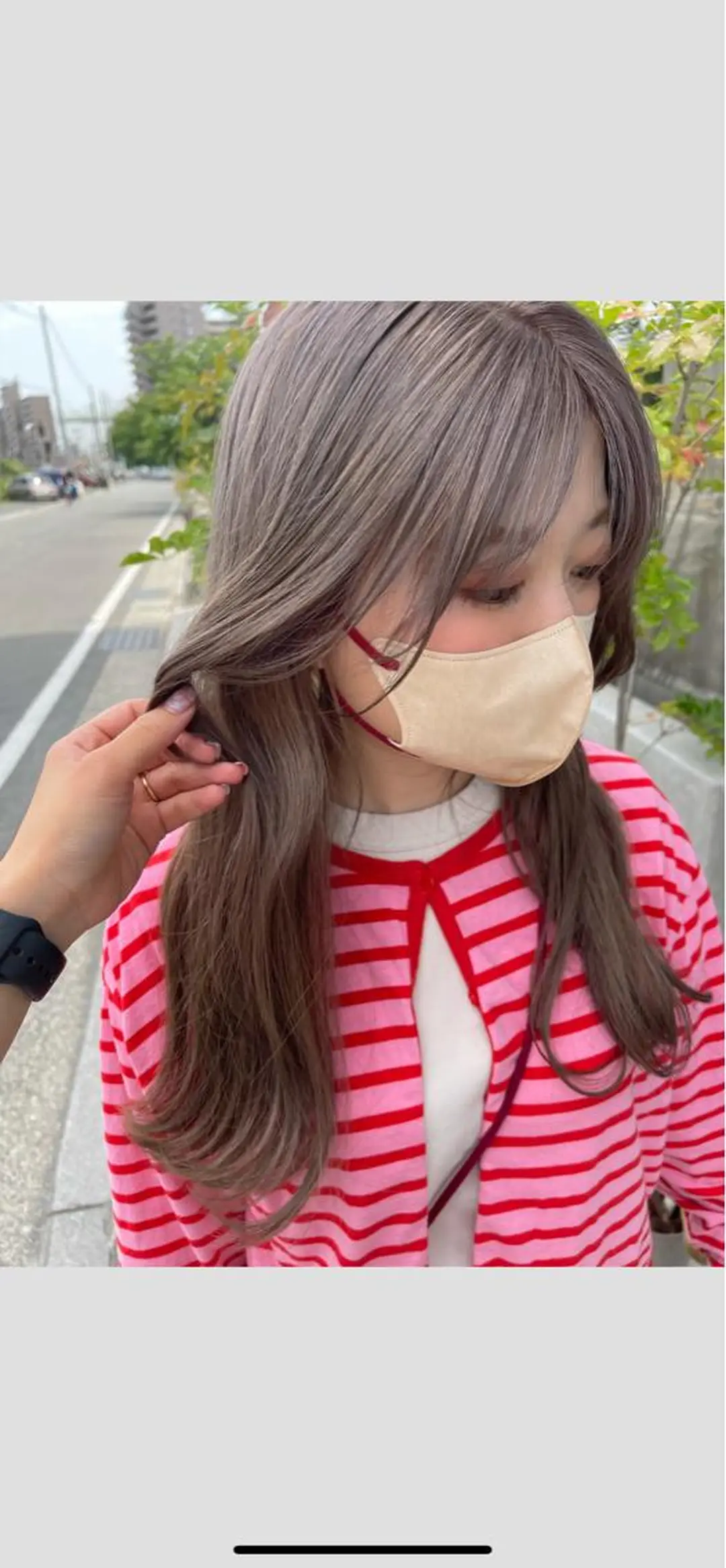 セミロング カラー ダブルカラー /まつ毛パーマ🎀のヘアスタイル