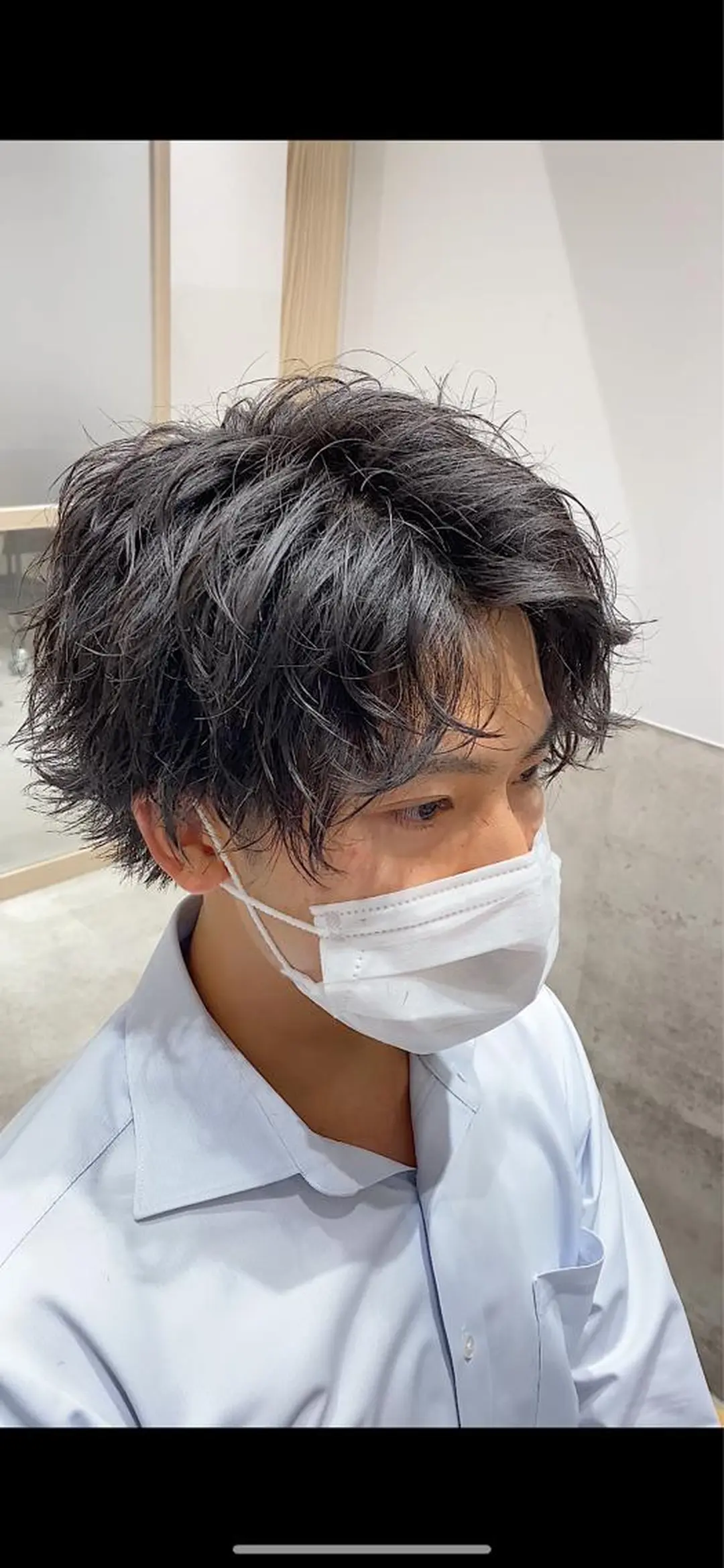 ショート カット パーマ Re.Meiro(リ・メイロ)所属・メンズカット/ 沖縄市/村田亮太のヘアスタイル