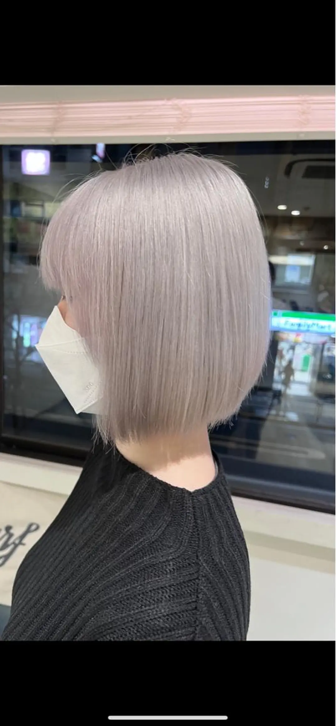 ミディアム ヘアカラー トリートメント 渋谷ハイトーン/ デザインカラー阿部のヘアスタイル