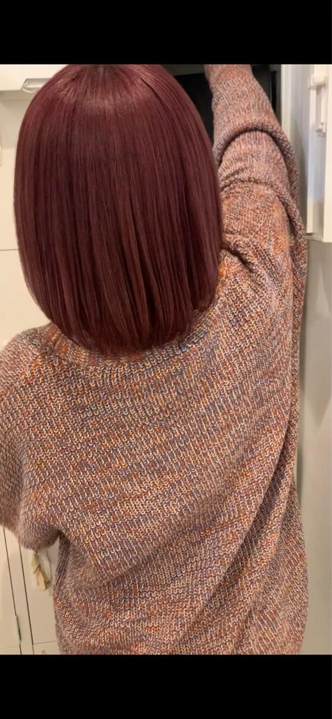 ショート カラー フクシママユ / 柔らかカラーのヘアスタイル