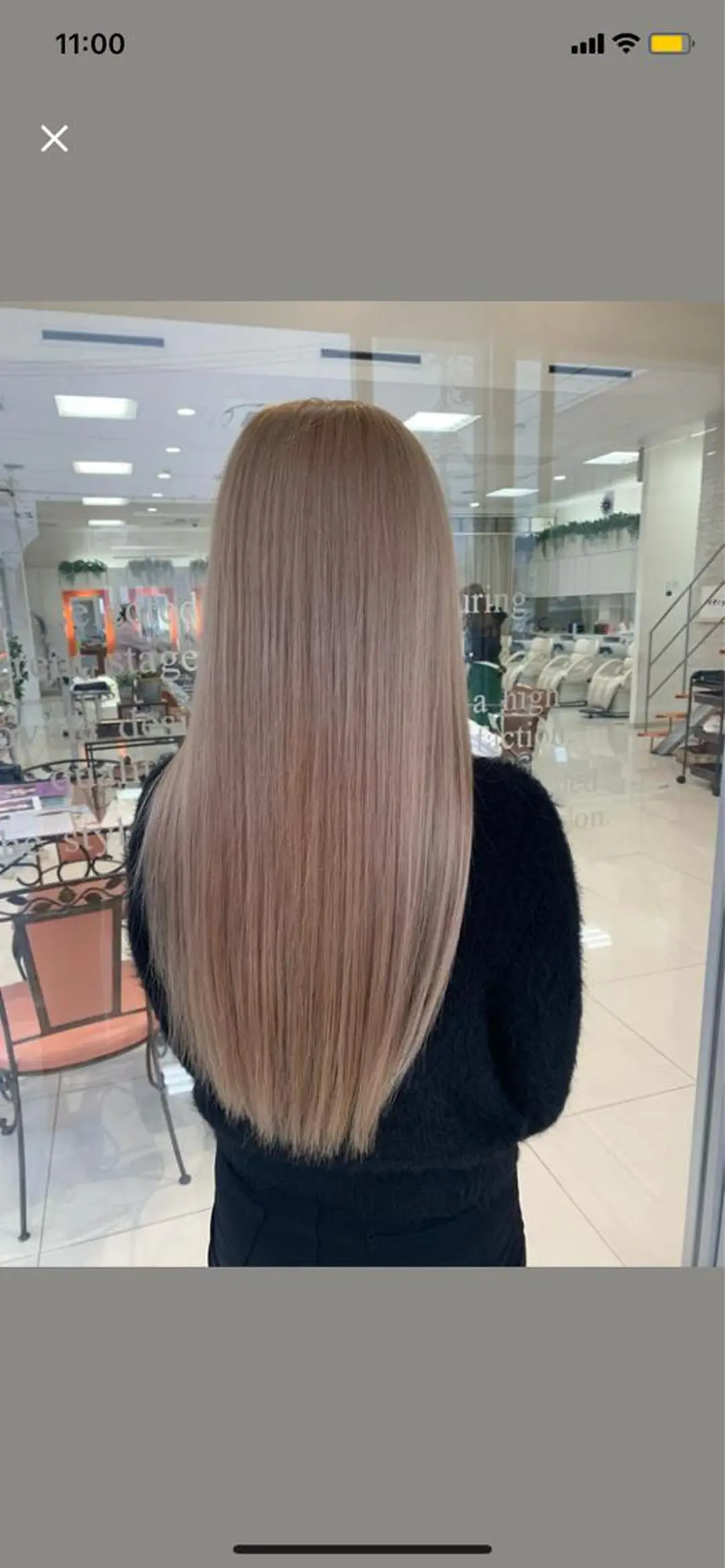 ロング カラー ヘアカラー トリートメント 岩戸優奈 束感まつげ ピンク/ベージュのヘアスタイル