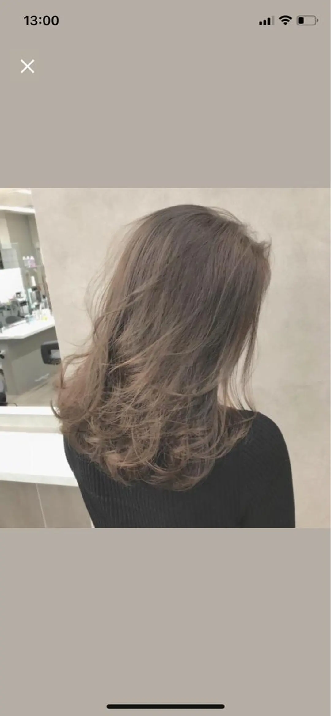 ミディアム カラー ヘアカラー ヘアセット 柔らかbeige モトキのヘアスタイル