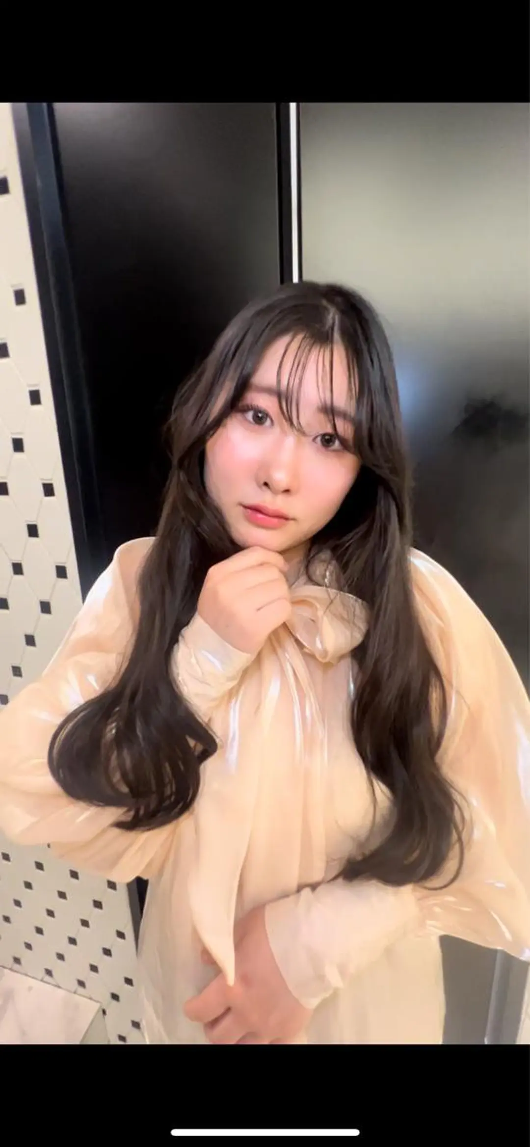 ロング カラー ヘアアレンジ ヘアカラー トリートメント 顔周り/透明感 🤍銀座RINOSEのヘアスタイル