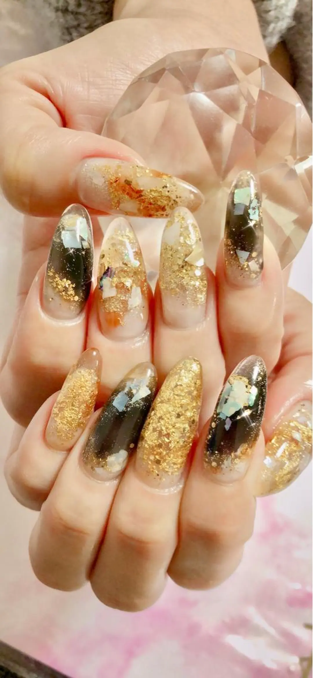 ロング カラー キッズ ネイル マツエク・マツパ ハンドネイル ハンドケア 💎ビューティサロン 湘南　RIRAN💎のネイルデザイン