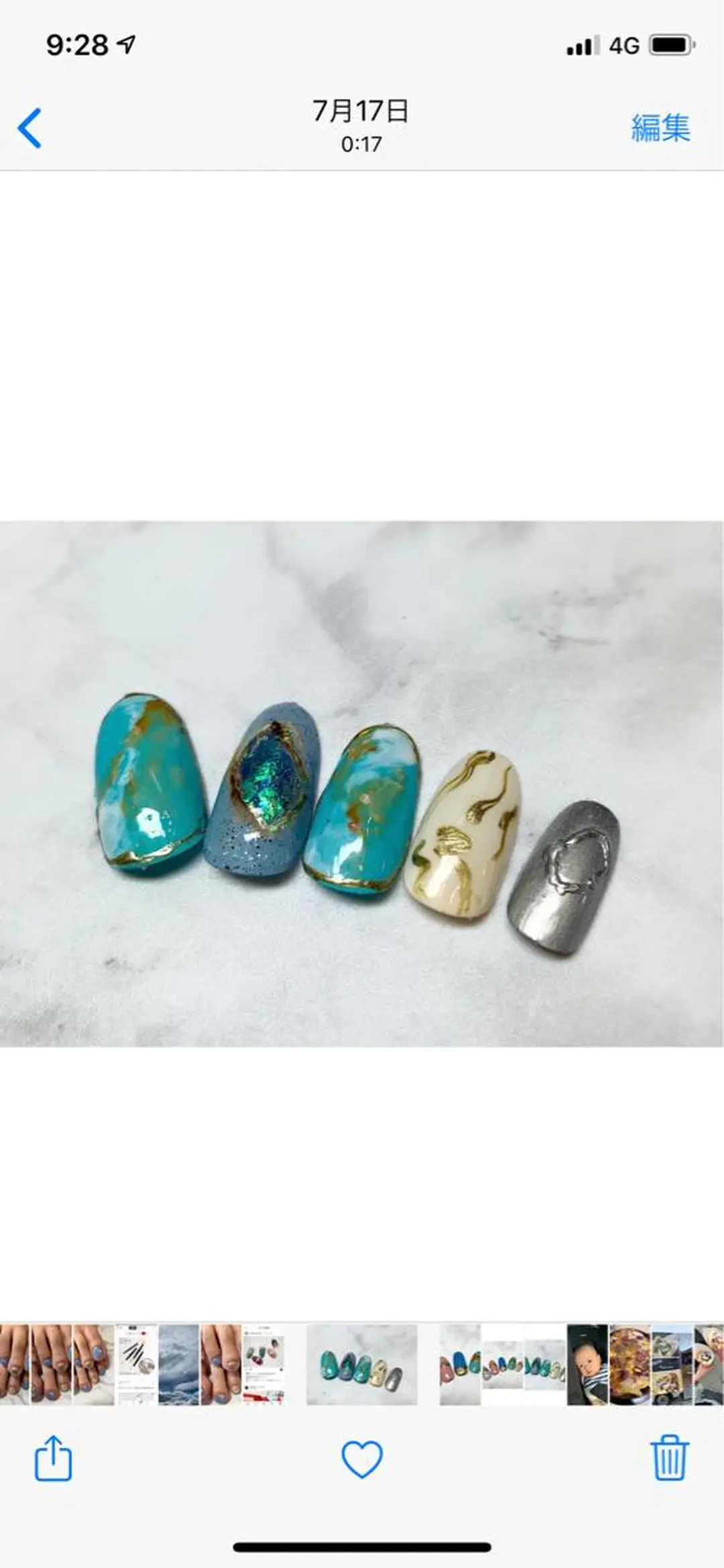 ネイル 駒月 明日香のネイルデザイン