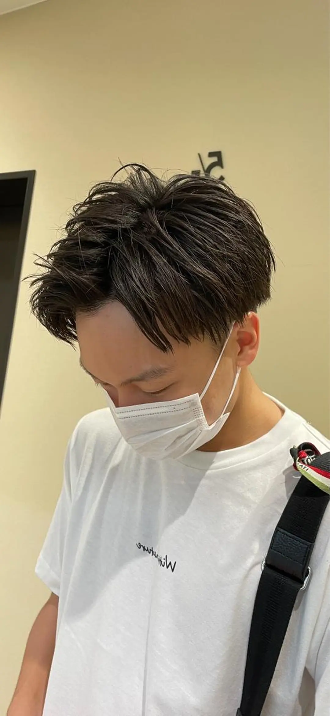 カラー パーマ メンズ 大人っぽ♡上品な暖色 ♡ブリーチなし♡のヘアスタイル