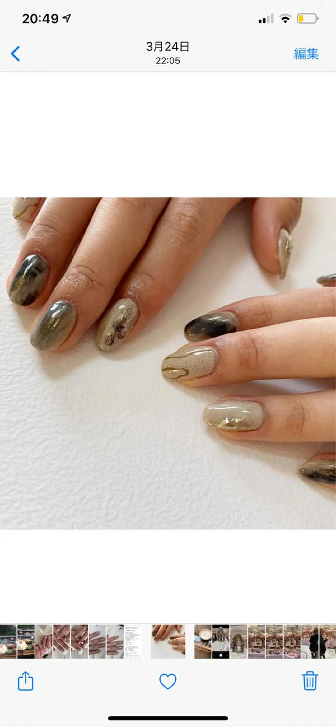 ネイル ハンドネイル 佐藤 穂乃香のネイルデザイン