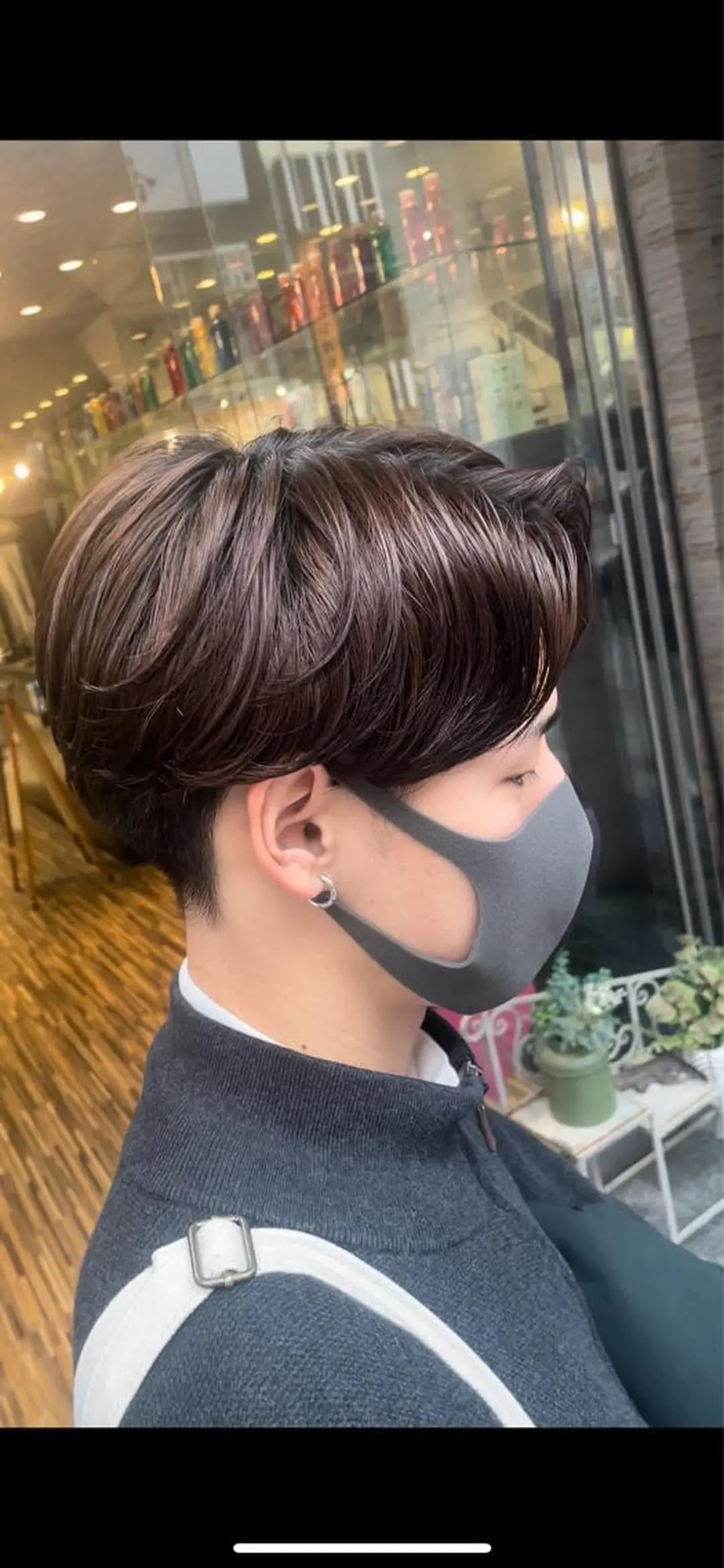 パーマ メンズ EARTH 山﨑龍馬のヘアスタイル