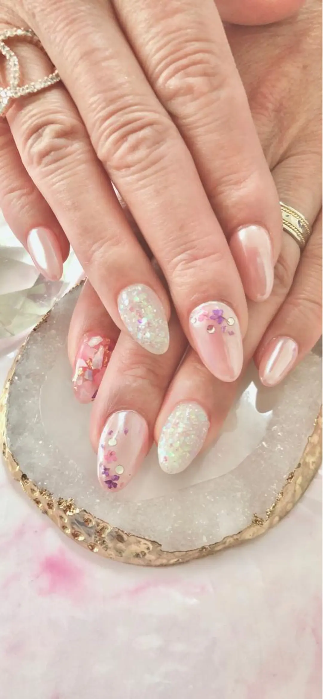 ロング カラー キッズ ネイル マツエク・マツパ ハンドネイル ハンドケア 💎ビューティサロン 湘南　RIRAN💎のネイルデザイン