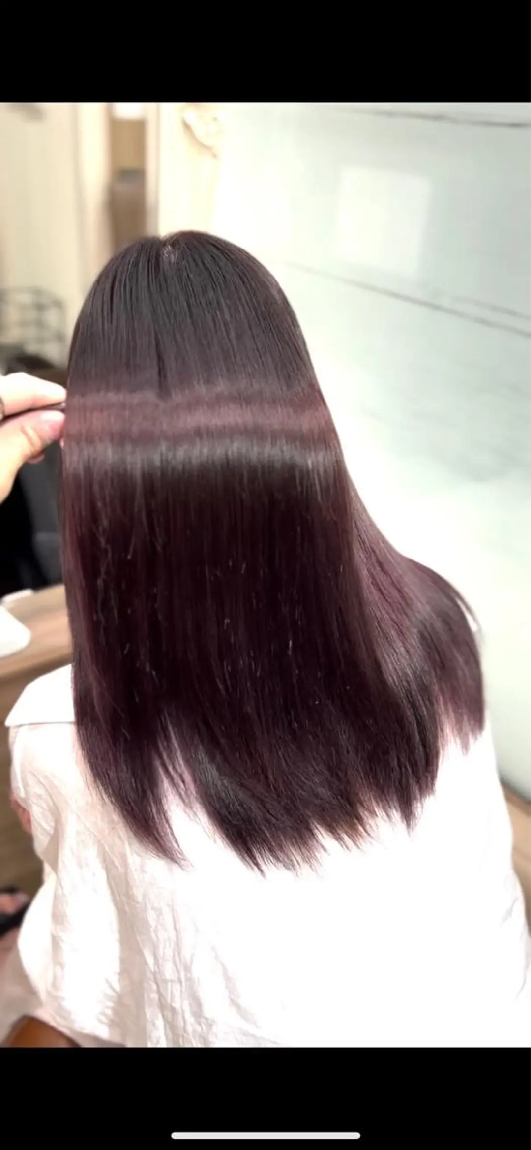 ロング 縮毛矯正 レイヤー×韓国 🇰🇷鈴木啓太のヘアスタイル