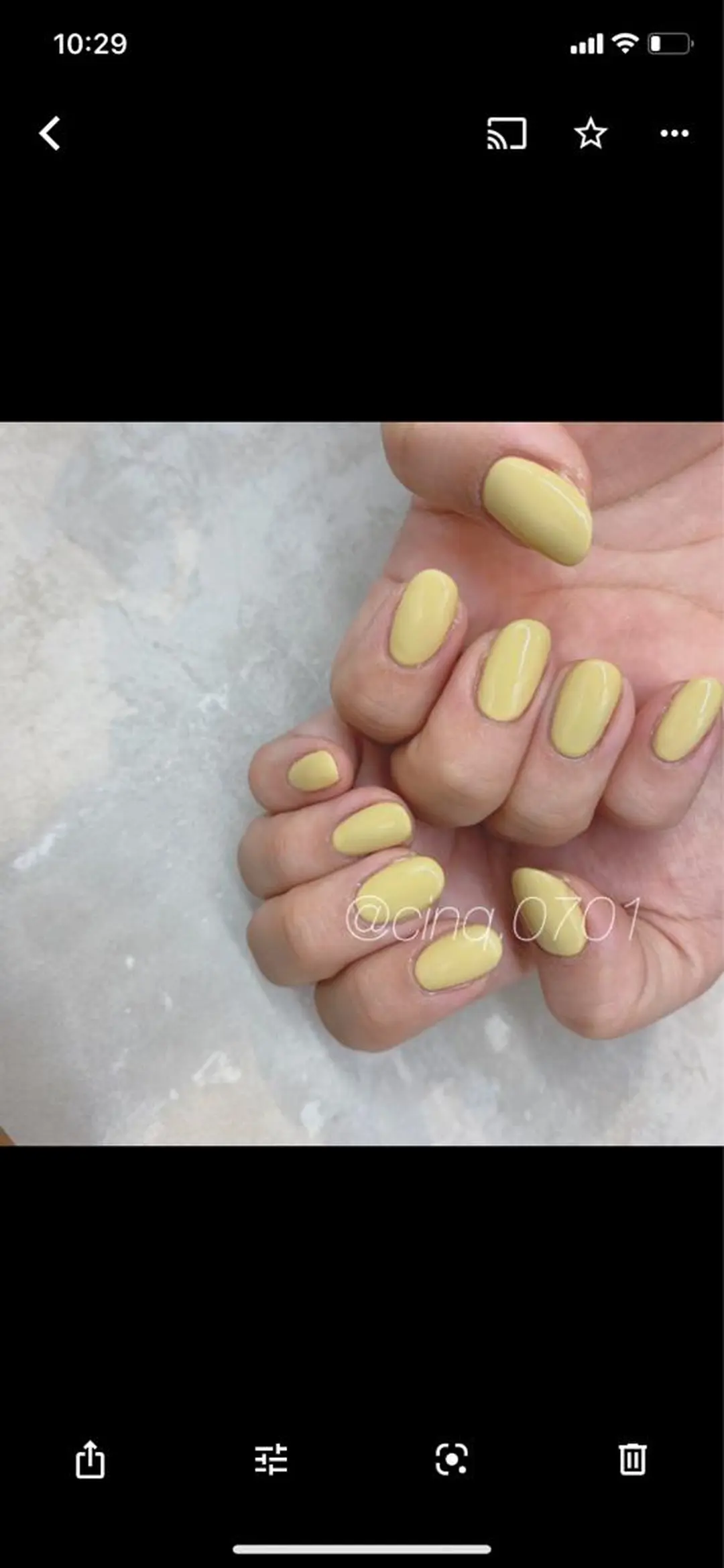 ネイル ワンカラーネイル ViLL 新小岩のネイルデザイン