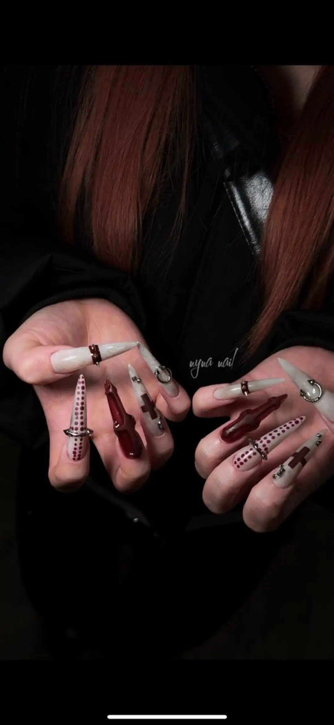 ロング 長さ出し専門 nynaのネイルデザイン