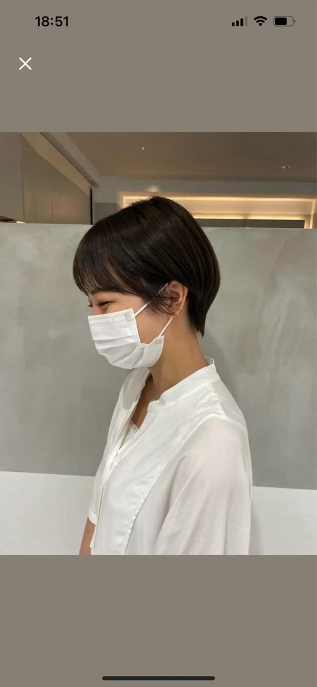 ショート ショートヘア ヘアカラー トリートメント ヘアセット ナチュラル/韓国💎 haruka 💎のヘアスタイル