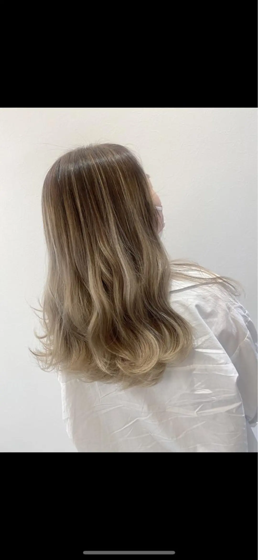セミロング ハイライト ハイトーン特化サロン 🍑momo🍑のヘアスタイル