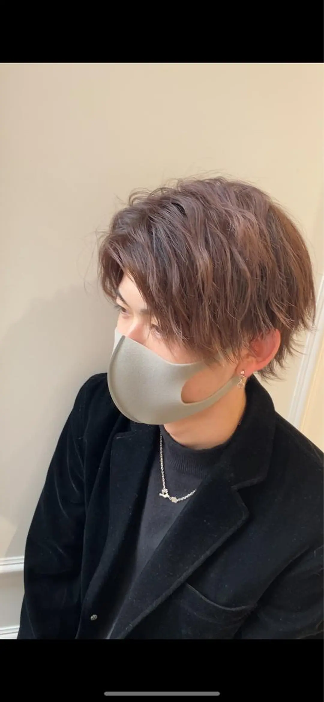 メンズ 透明感ブリーチ/ メンズパーマのヘアスタイル