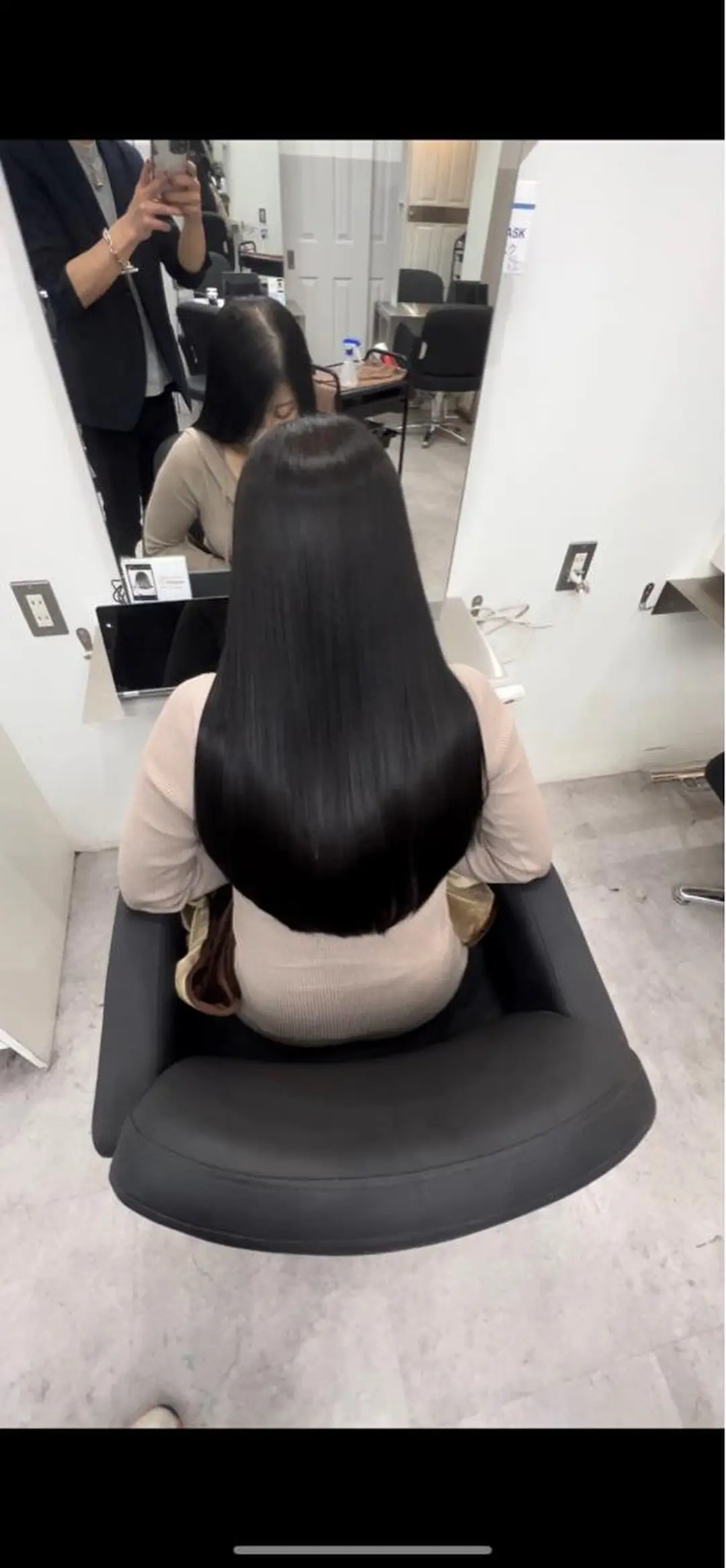 ロング 髪質改善 トリートメント カット ヘアカラー トリートメント 🫧髪質改善 講師🫧🍎幹細胞のヘアスタイル