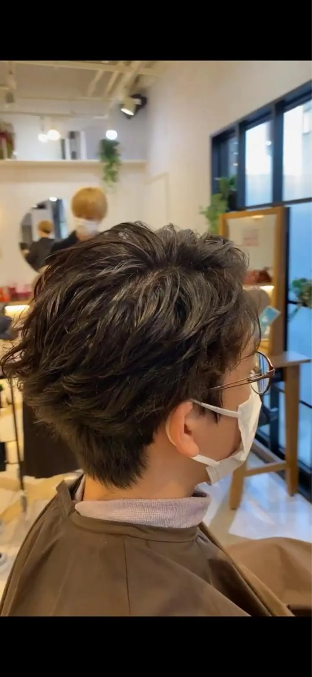 ショート パーマ メンズ メンズパーマ Agu hair trico 久喜3号所属・ハイトーン&透明感 カラー☘️片山優陽のヘアスタイル