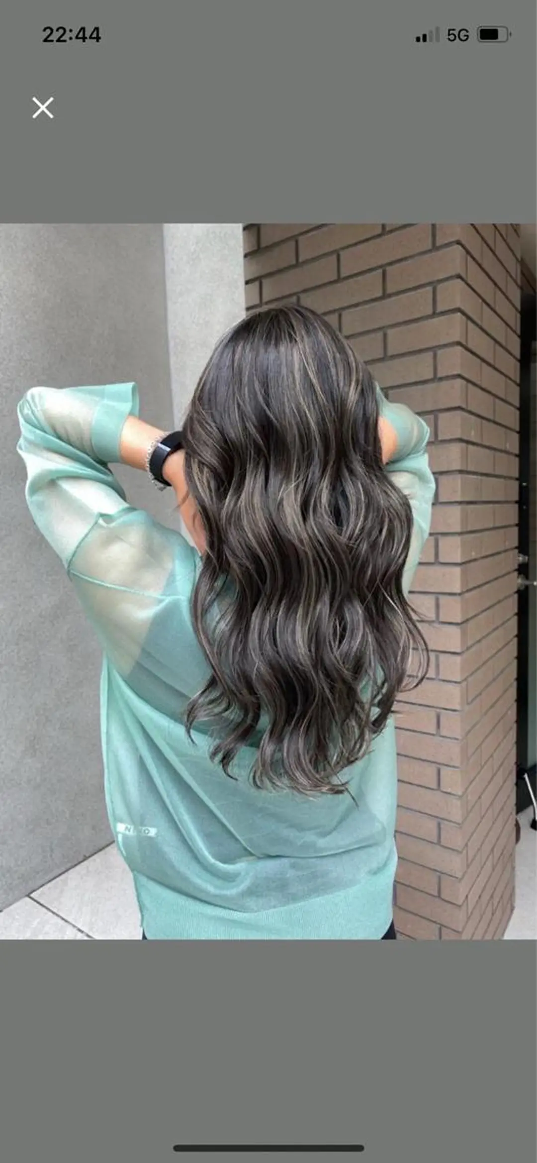 セミロング ハイライト メンズ特化 刈り上げない/金井のヘアスタイル