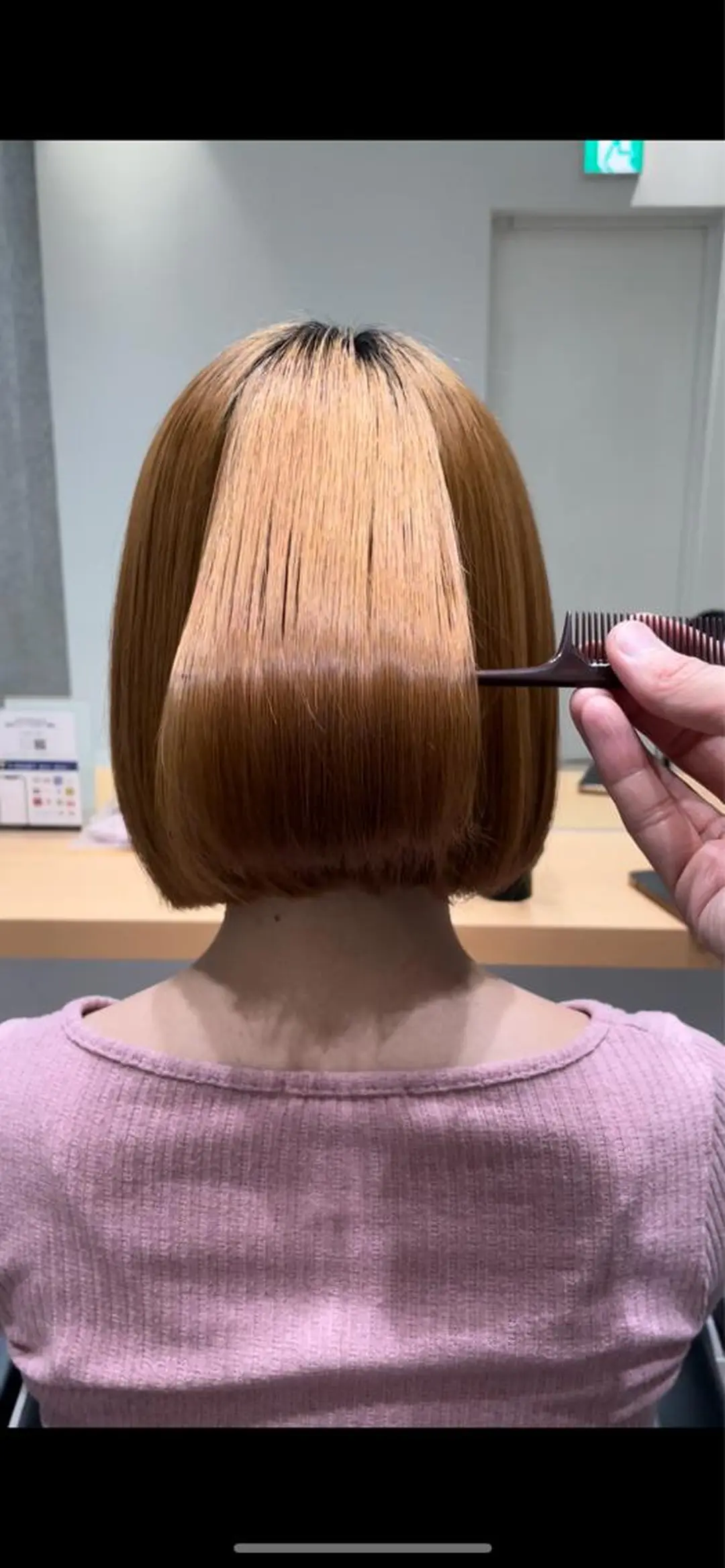 セミロング トリートメント 酸熱トリートメント 髪質改善ヘアケア 艶髪特化/上田のヘアスタイル