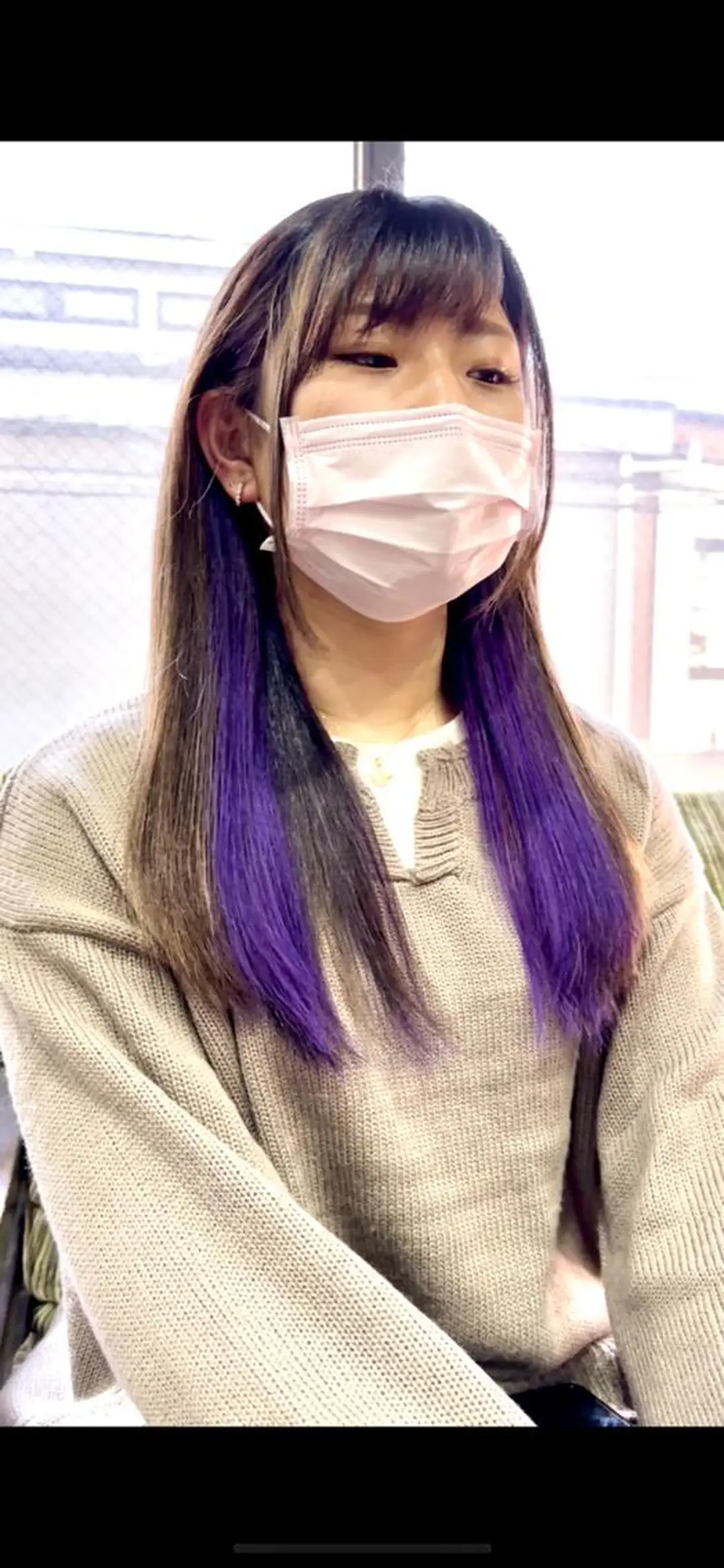 カラー バレイヤージュ ブリーチ グレージュ ハイライトカラー ハイトーンカラー ヘアカラー トリートメント Beyond（kitaro）所属・石井辰功也 フリーランス美容師のヘアスタイル