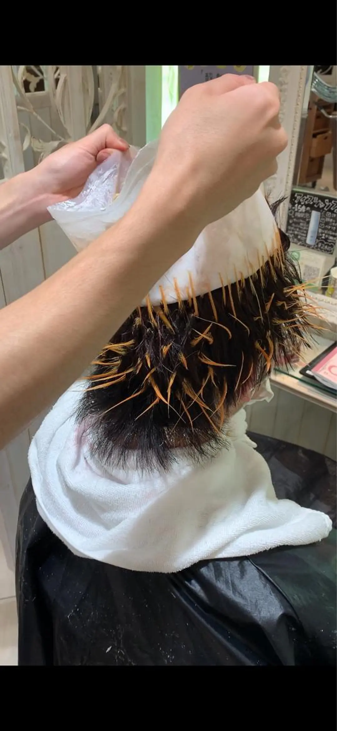 カラー ハイライトカラー メッシュ メンズパーマ&メンズ 縮毛矯正ならヒラノのヘアスタイル