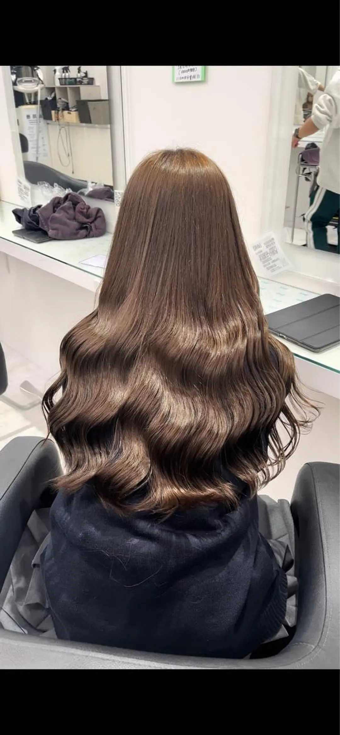 ロング カラー カット ヘアカラー トリートメント ヘッドスパ 💖ミルクティー💖 あかり💖のヘアスタイル