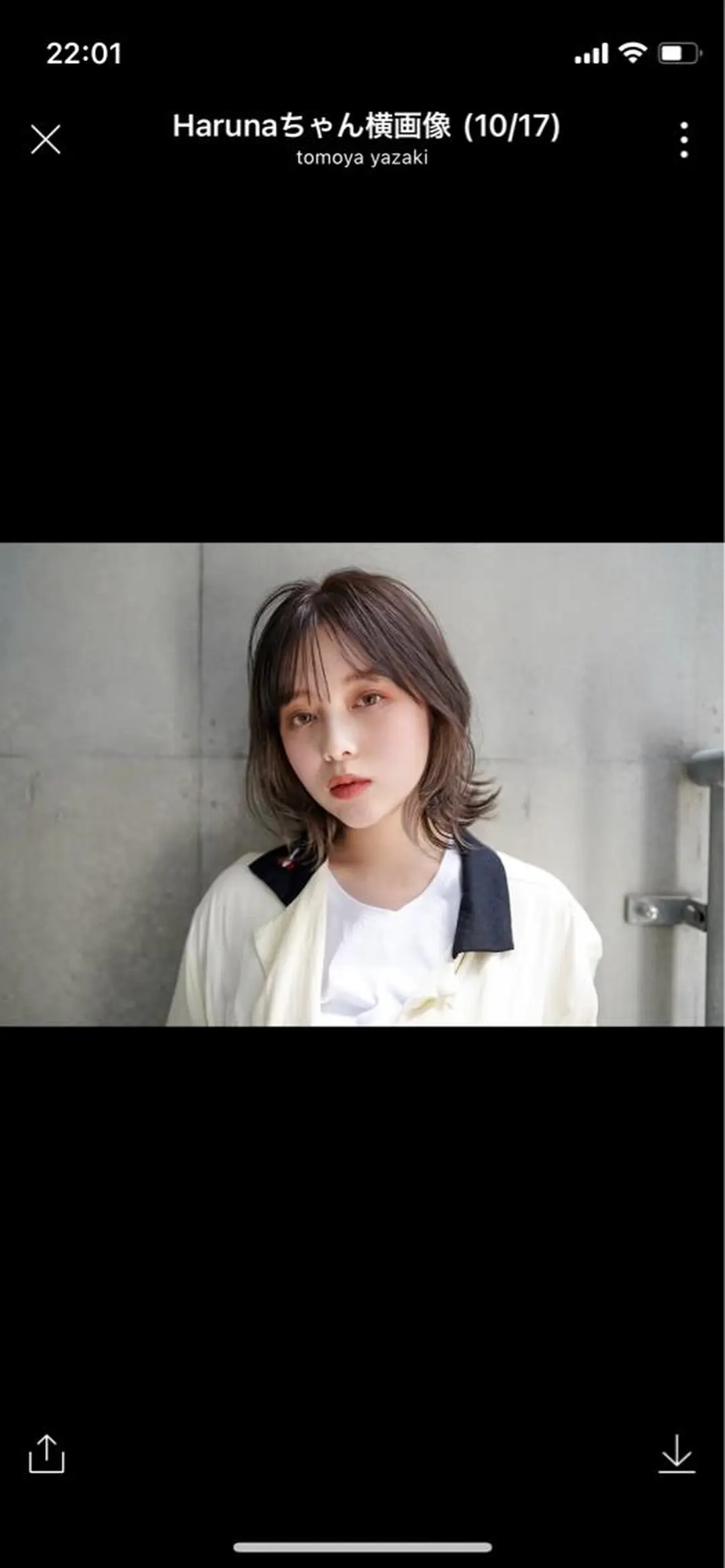 ミディアム カラー SALOWIN所属・MA Iのヘアスタイル