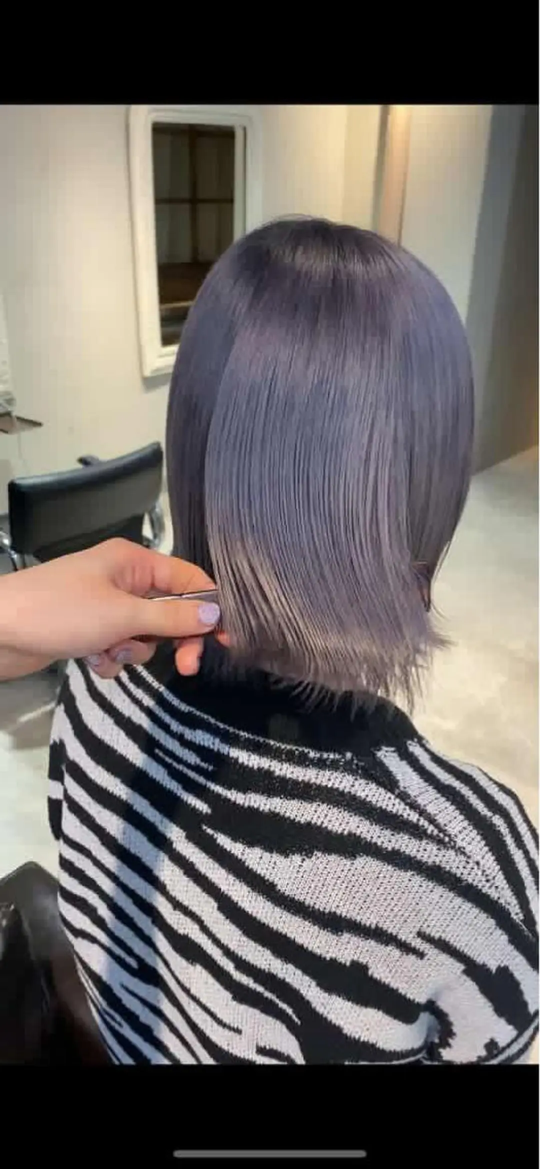 ミディアム カラー 縮毛矯正/髪質改善/ 🔥/銀座/はやとのヘアスタイル