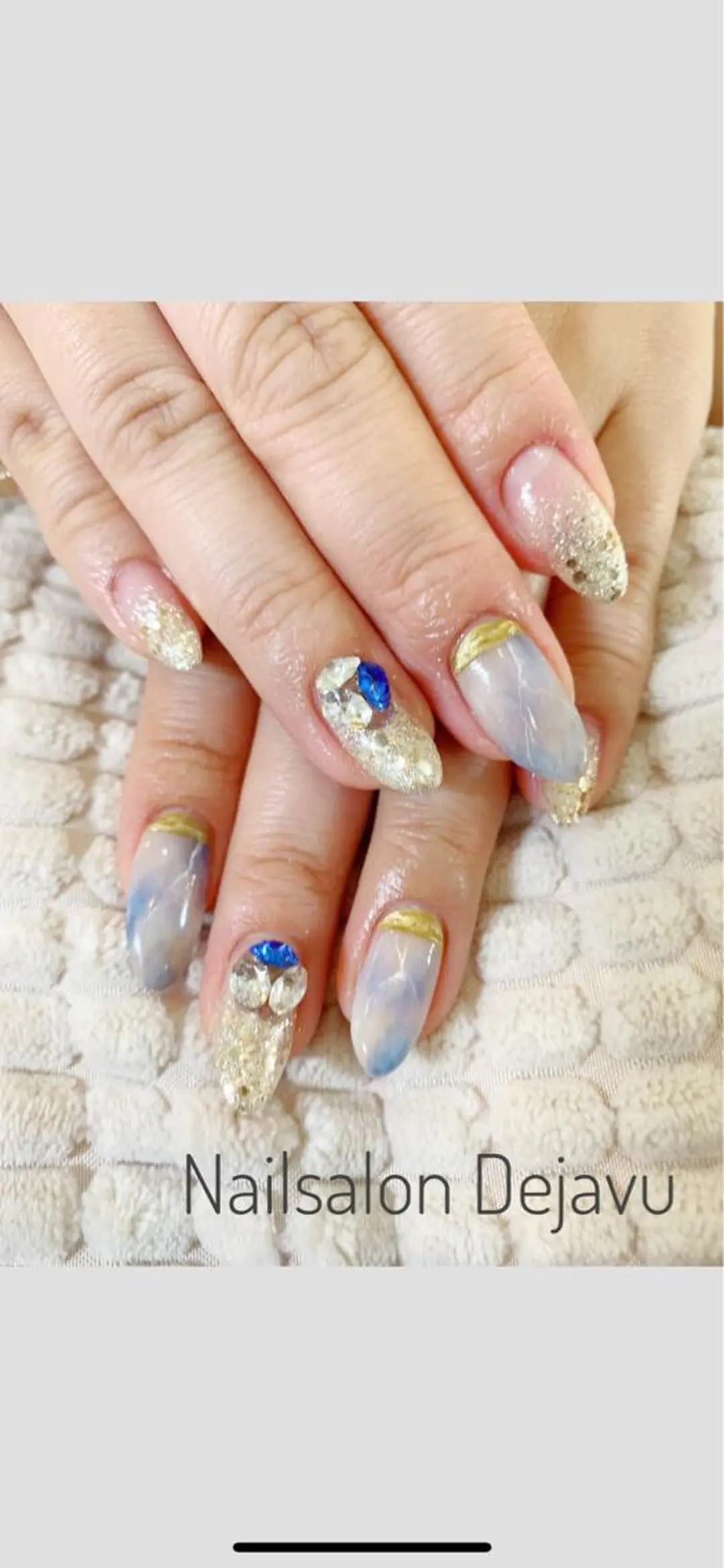 ネイル アートネイル ラメ(グリッター) 持ち込み ストーンネイル Dejavu所属・Nail salon Dejavu 🌿のネイルデザイン