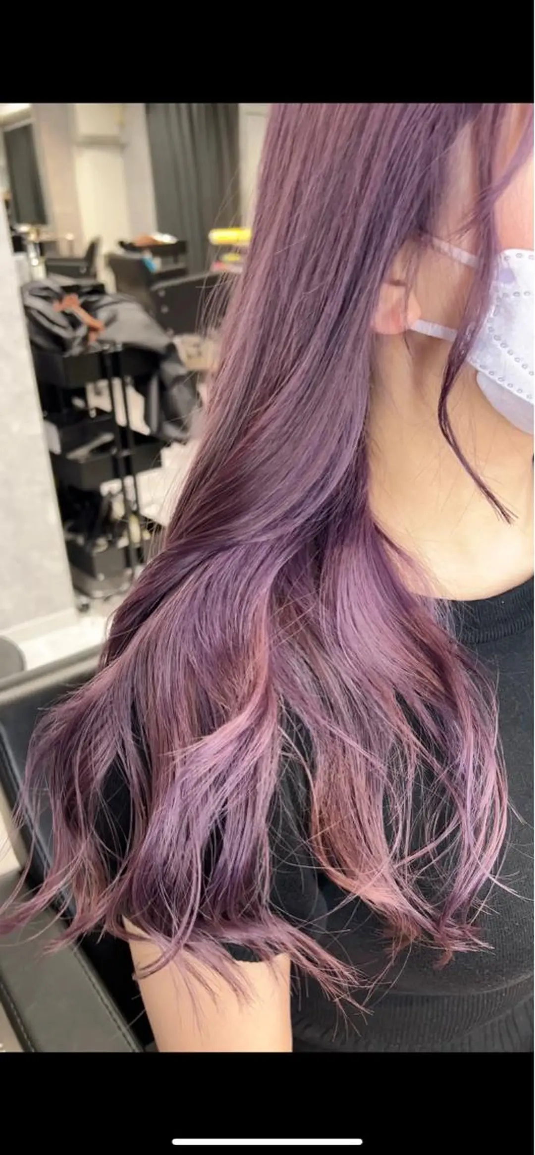 ミディアム カラー mimiiy梅田 中崎町ハイトーンのヘアスタイル