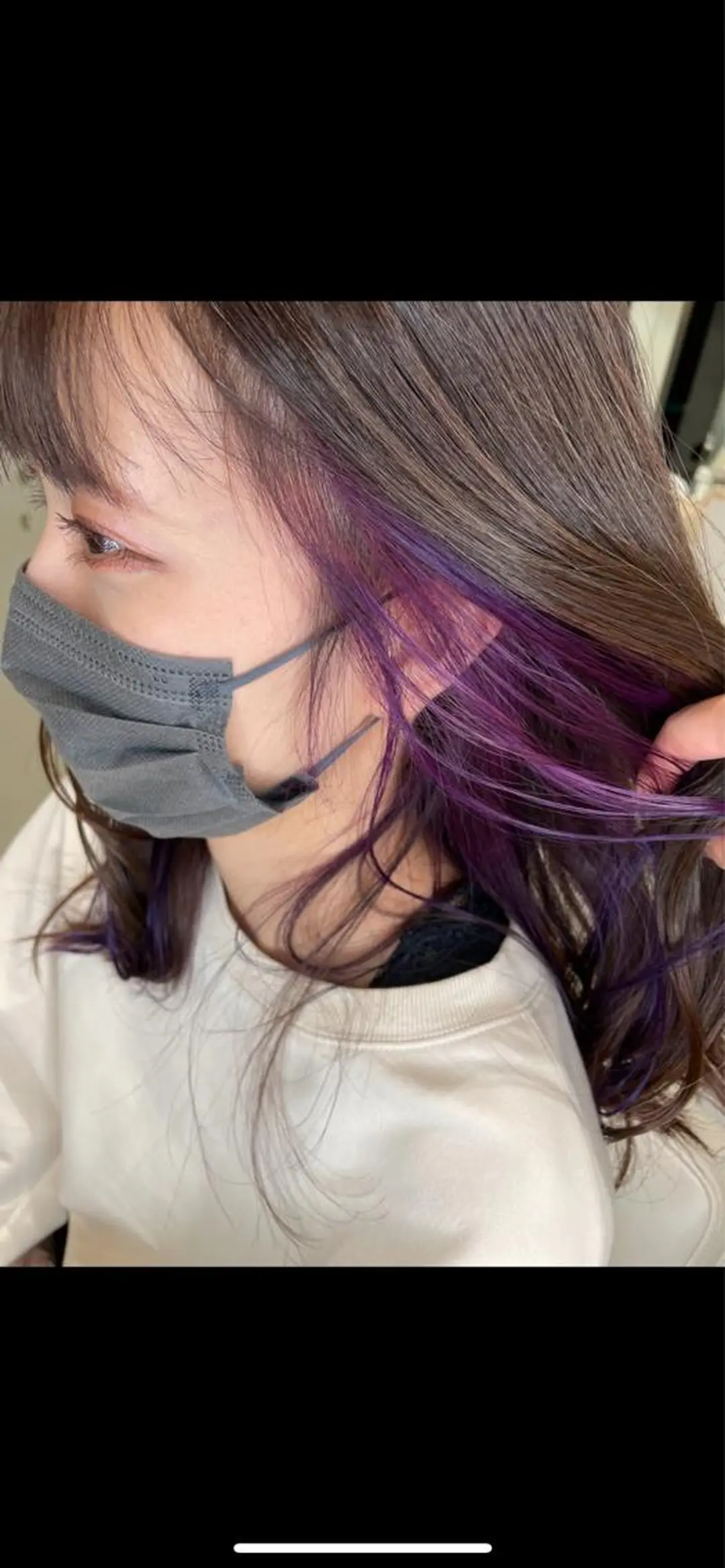 ロング カラー インナーカラー 朝倉 海斗のヘアスタイル