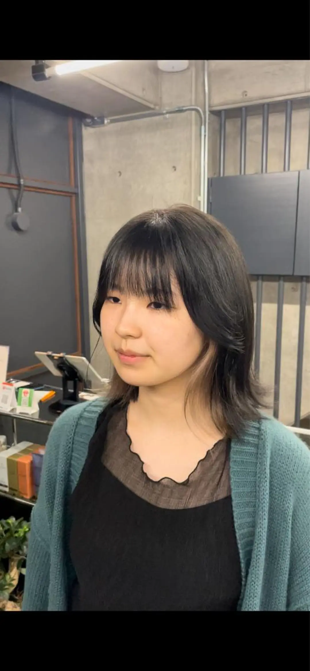 ミディアム ヘアカラー ボブ/透明感カラー EMIRIのヘアスタイル