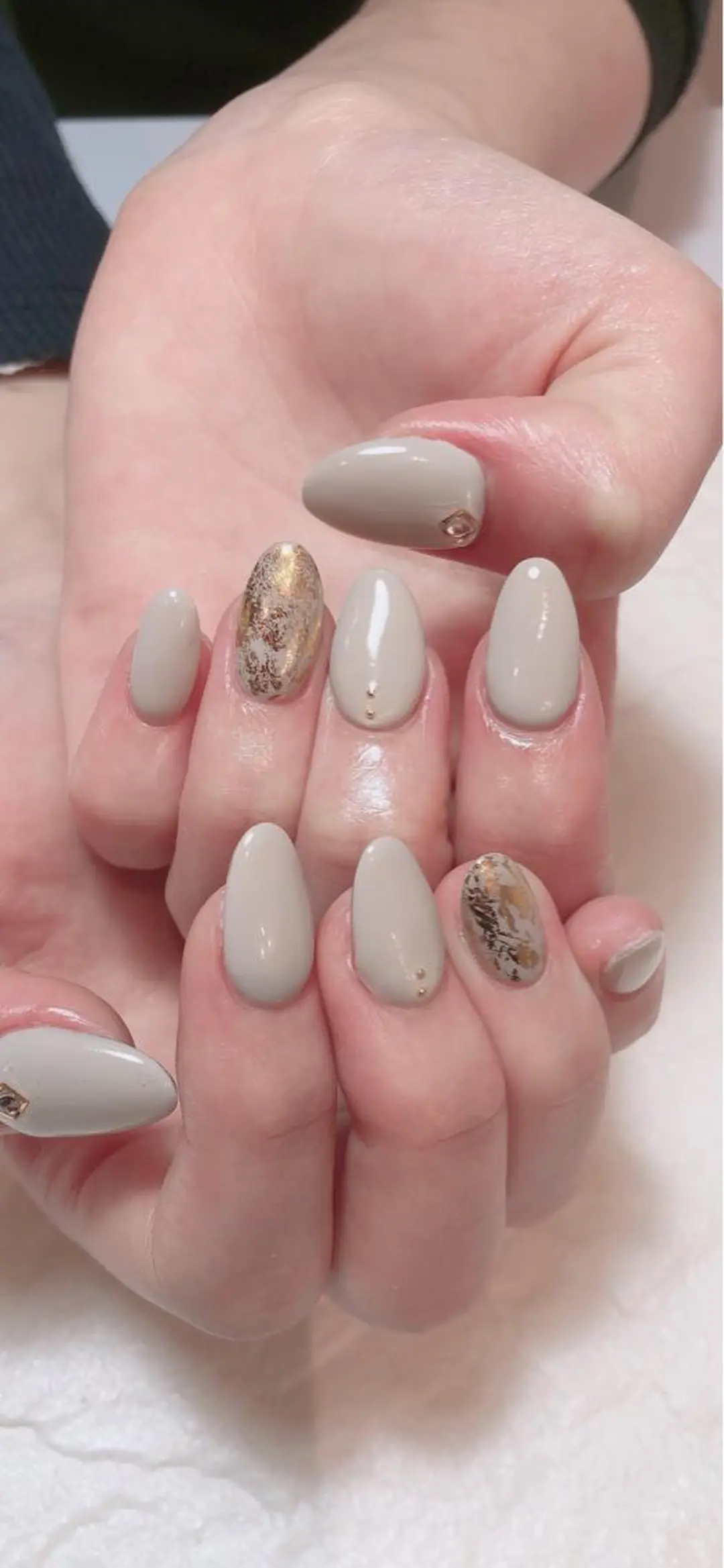 セミロング カラー キッズ ネイル マツエク・マツパ ハンドネイル ハンドケア 💎ビューティサロン 湘南　RIRAN💎のネイルデザイン