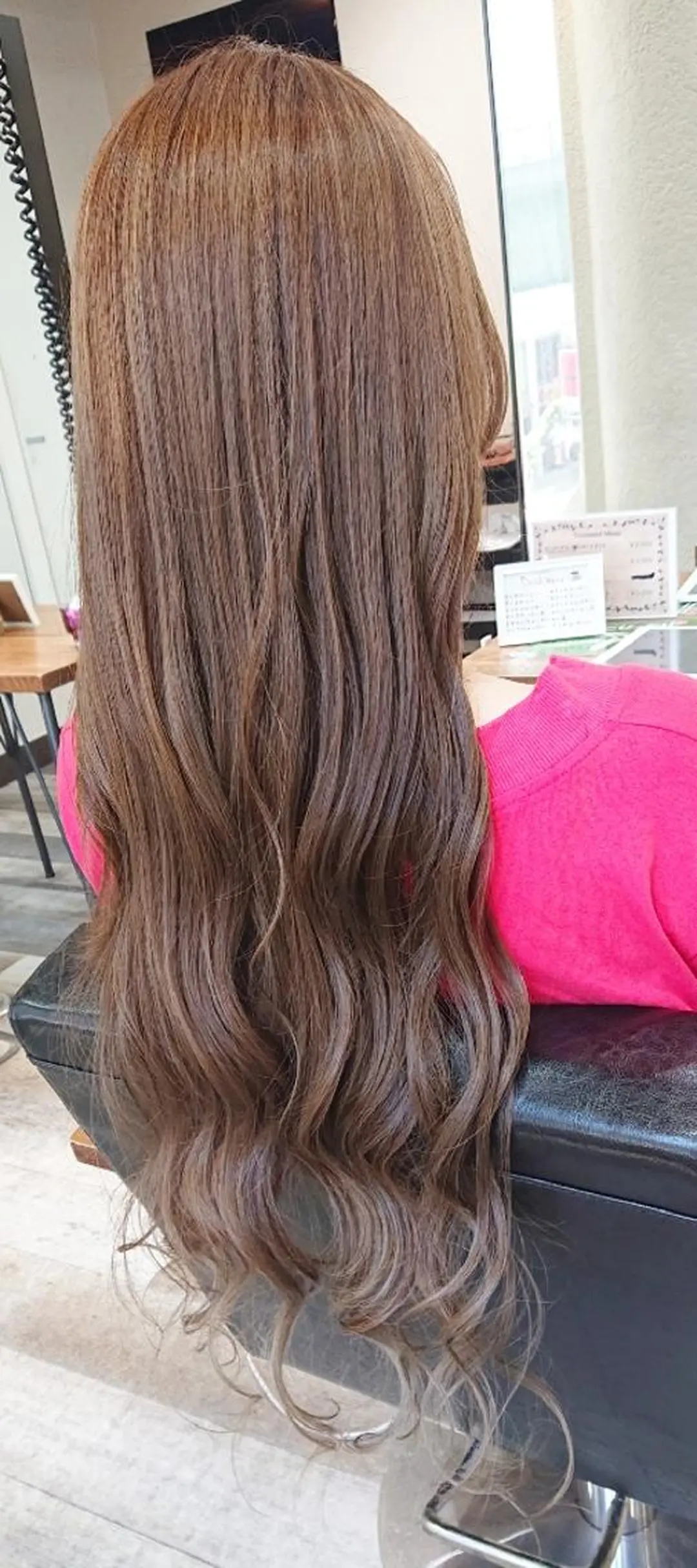 ロング カラー アッシュ ベージュカラー ハイトーンカラー ACROあべの店所属・艶カラー/インナー /グラデ/大西小百合のヘアスタイル