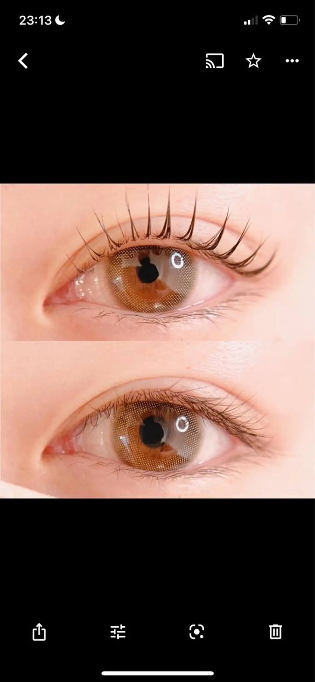 マツエク・マツパ 一重×まつ毛パーマ マツパ Chante Lily所属・森崎 麗のマツエク・マツパデザイン